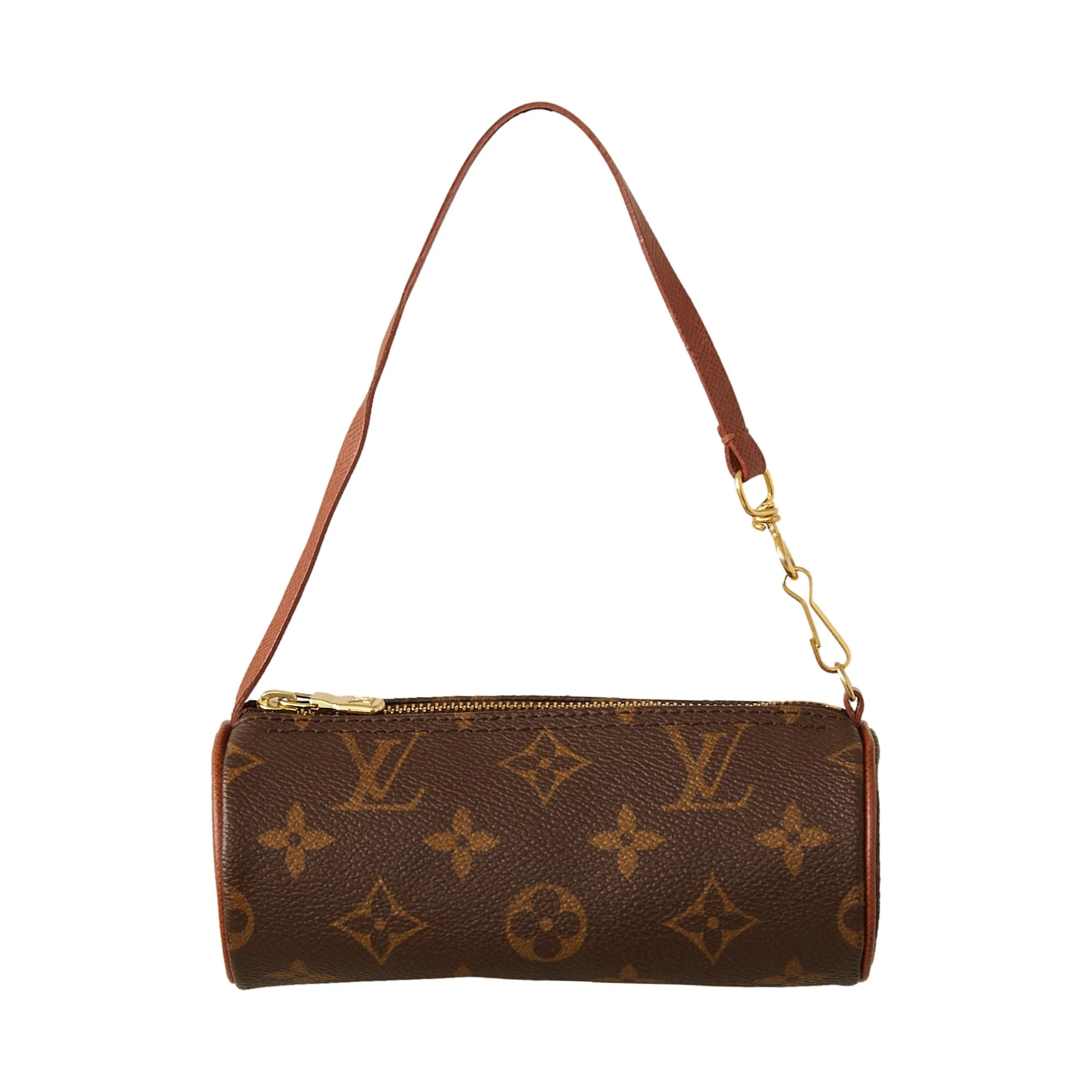 Louis Vuitton Brown Monogram Micro Cylinder Bag
