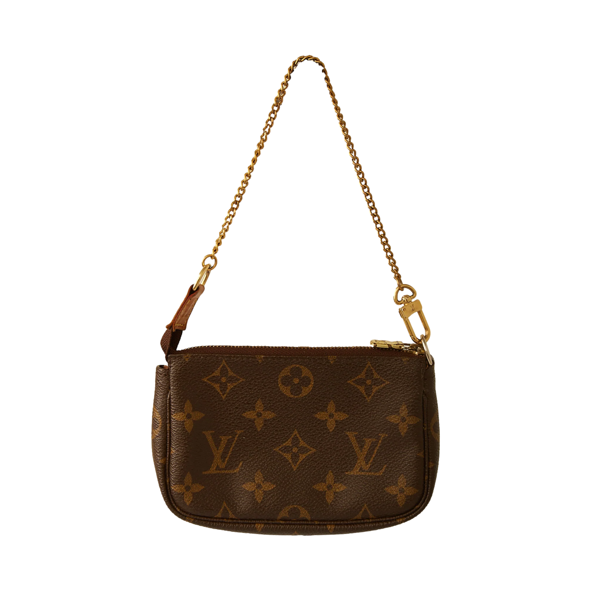 Louis Vuitton Brown Monogram Mini Chain Bag