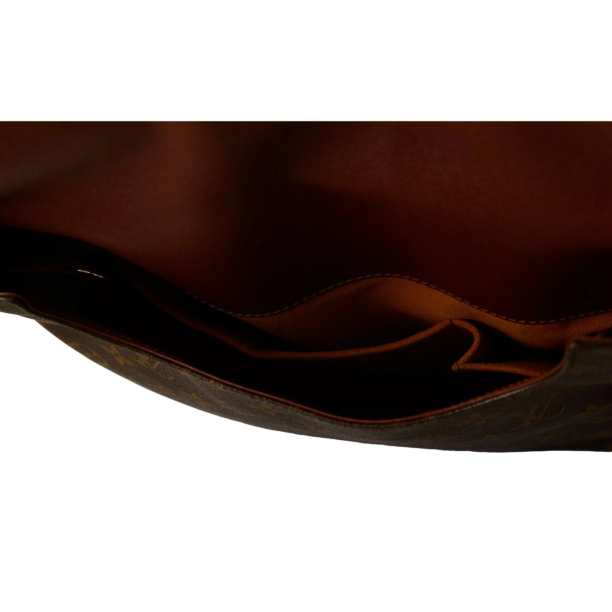 Louis Vuitton Brown Monogram Shoulder Bag - Image 4