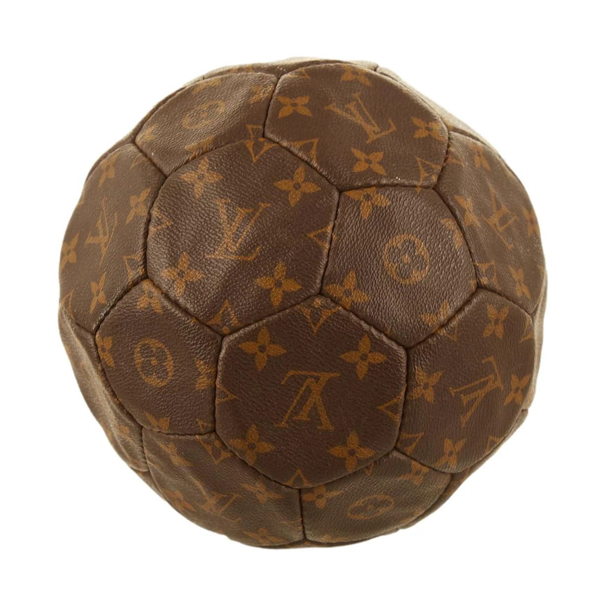 Louis Vuitton Brown Monogram Soccer Ball