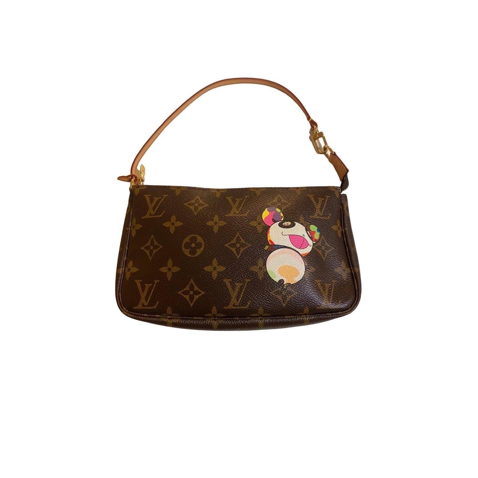 Louis Vuitton Brown Murakami Shoulder Bag