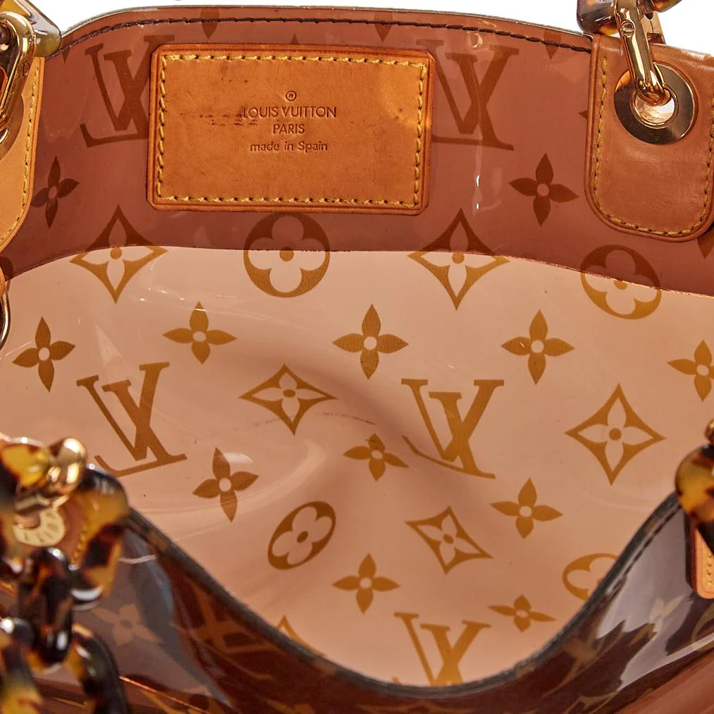 Louis Vuitton Brown Transparent Logo Shoulder Bag - Image 4