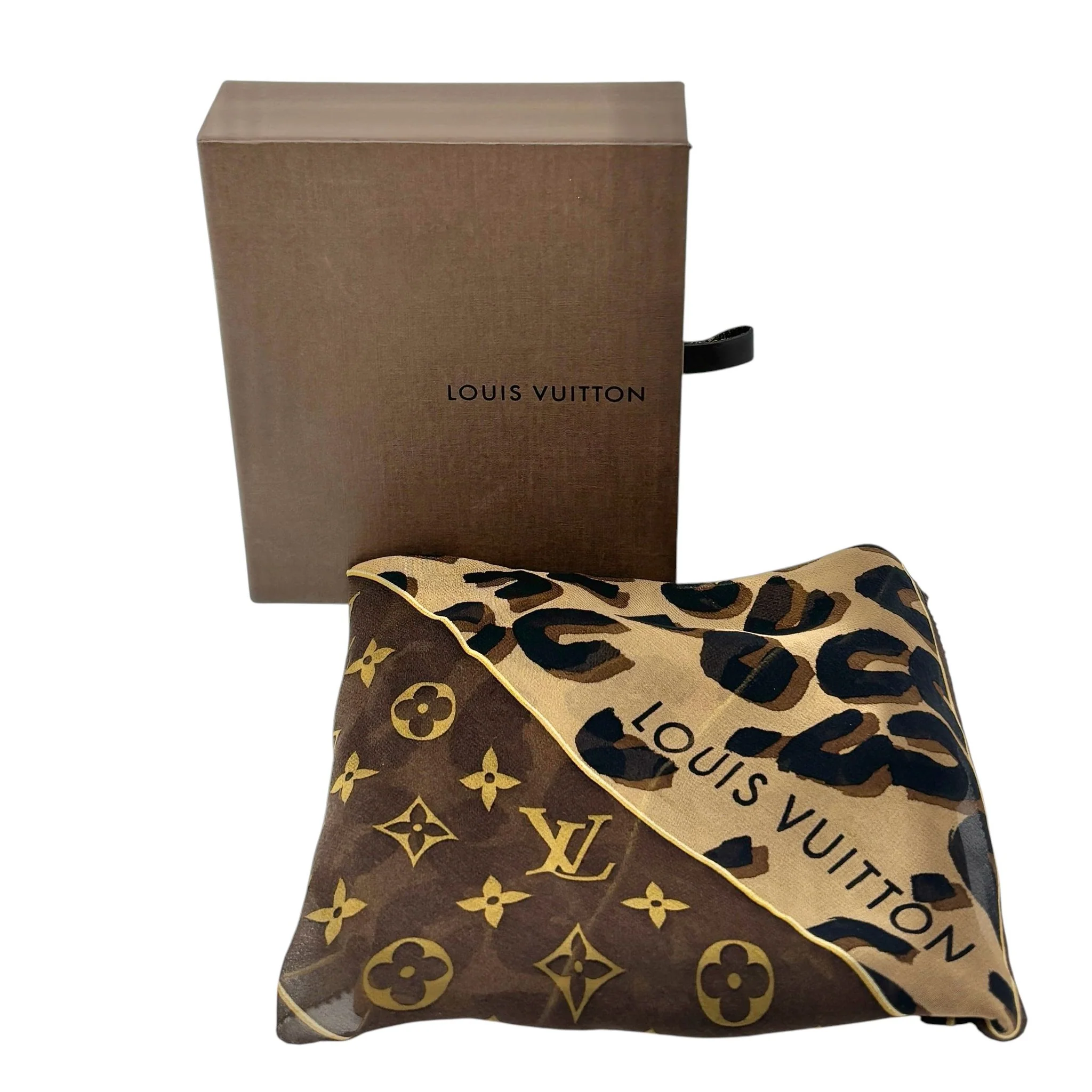 Louis Vuitton Cheetah Monogram Scarf - Image 3