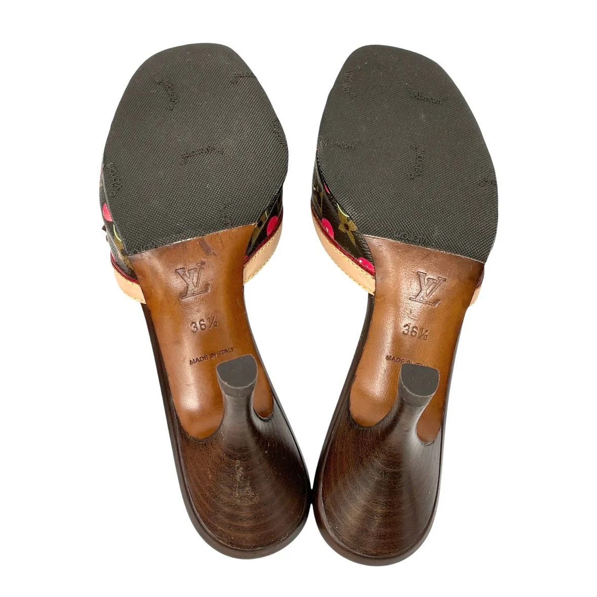 Louis Vuitton Cherry Logo Heels - Image 4