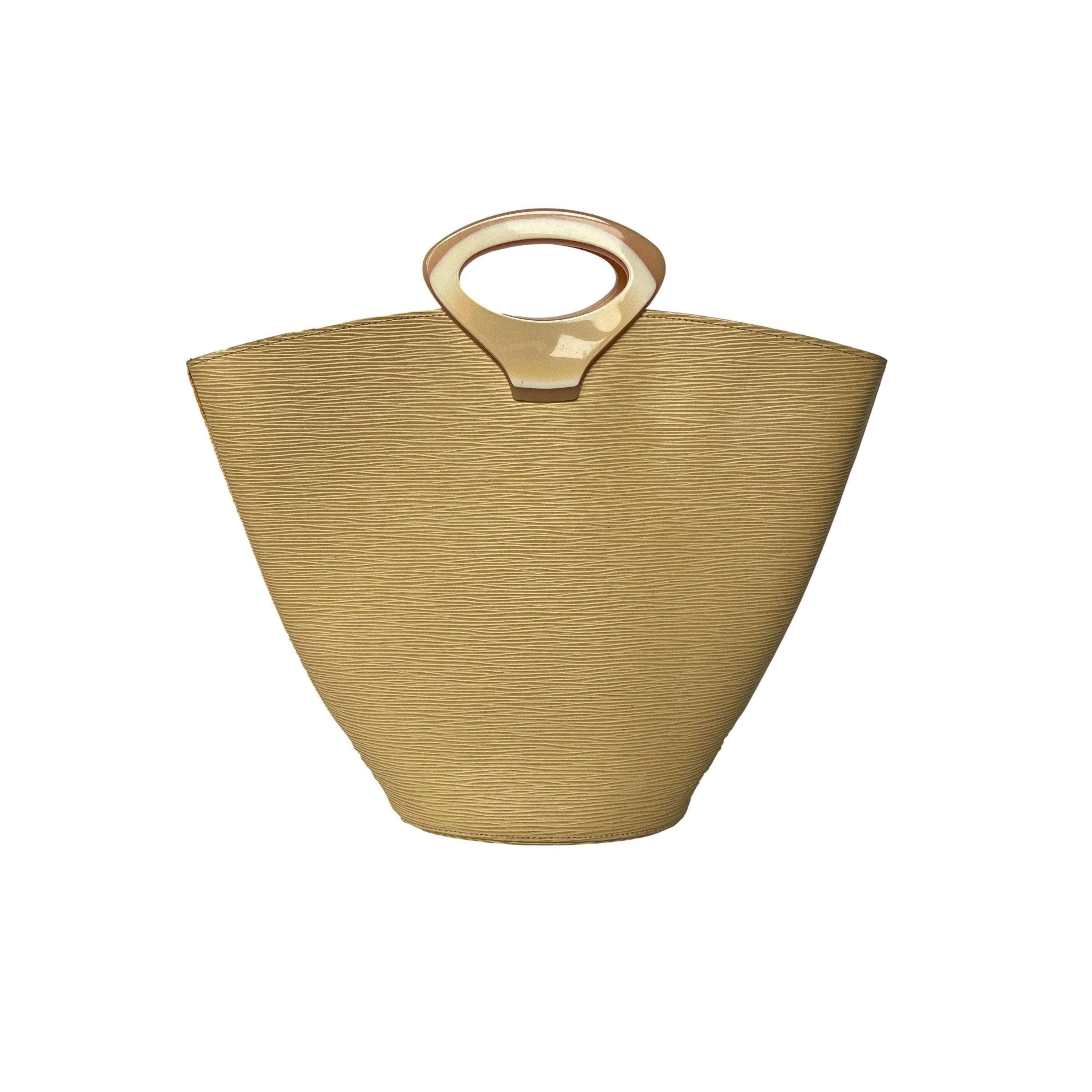 Louis Vuitton Cream Epi Leather Top Handle Tote - Image 2