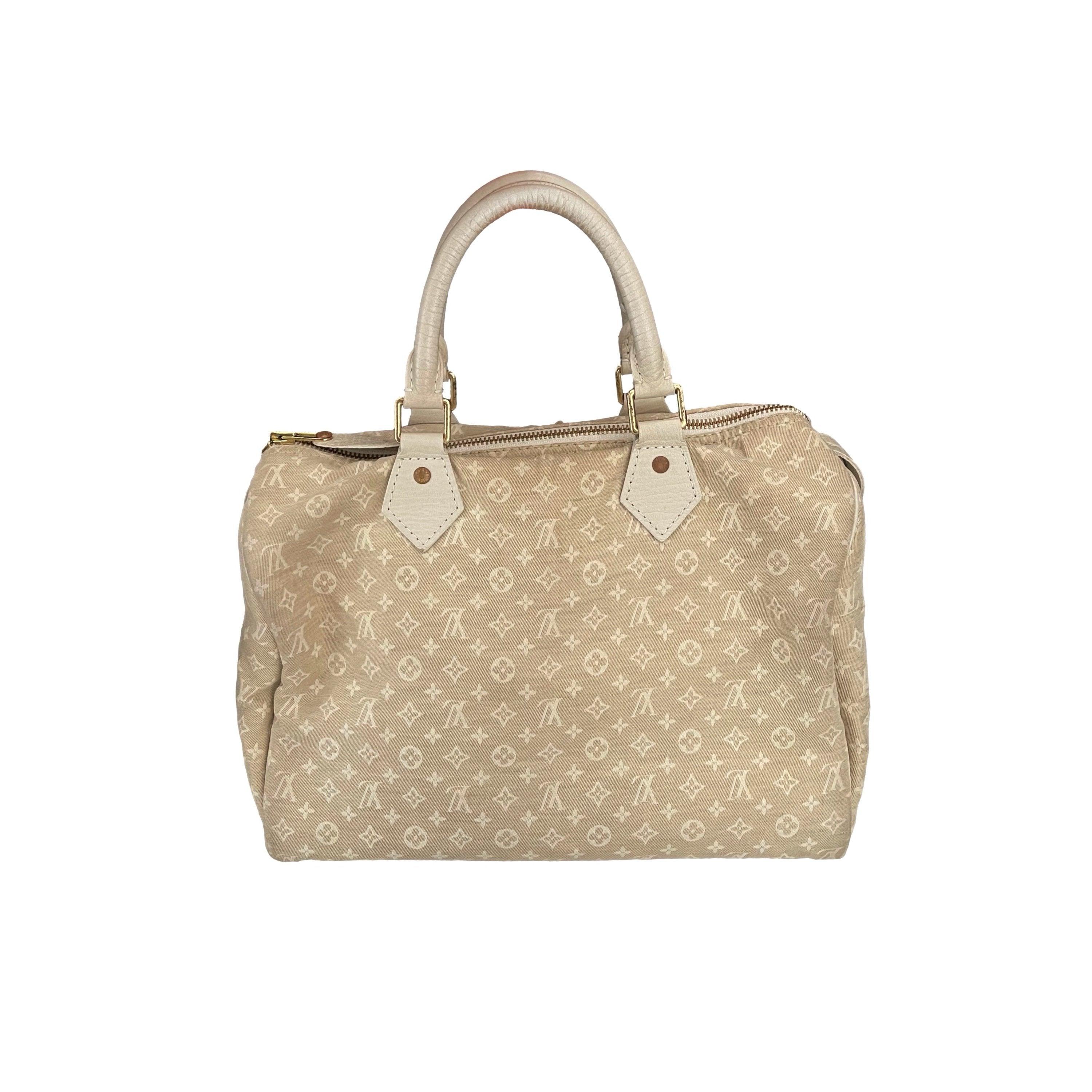 Louis Vuitton Cream Monogram Canvas Speedy - Image 2