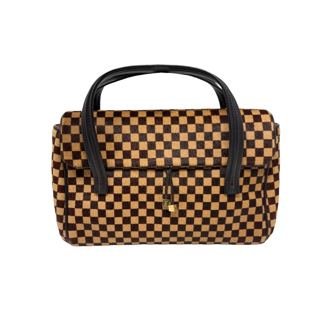 Louis Vuitton Damier Calf-hair Top Handle