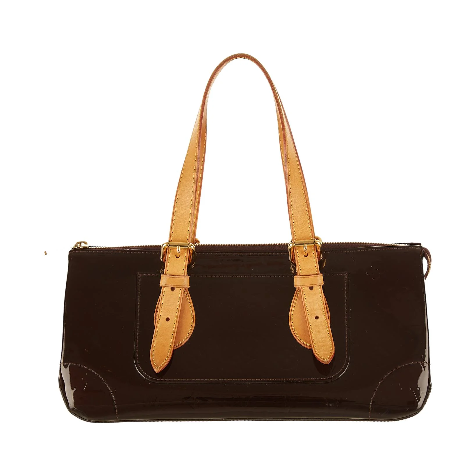 Louis Vuitton Deep Purple Vernis Top Handle Bag