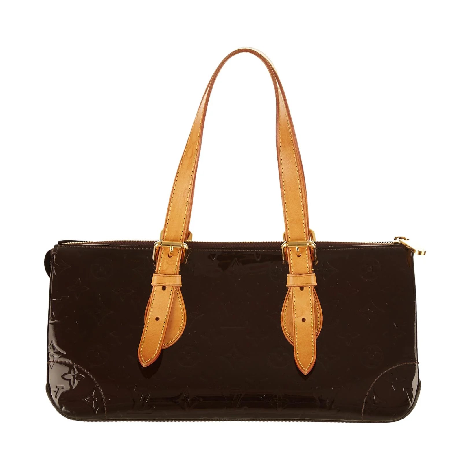 Louis Vuitton Deep Purple Vernis Top Handle Bag - Image 2