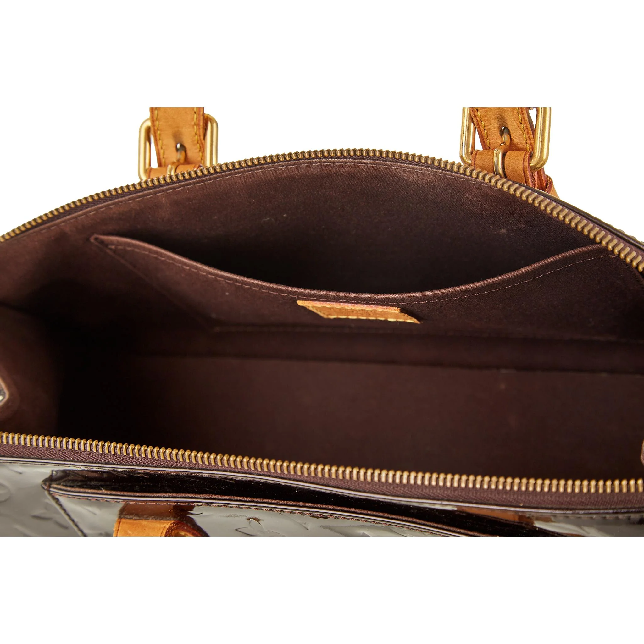Louis Vuitton Deep Purple Vernis Top Handle Bag - Image 4