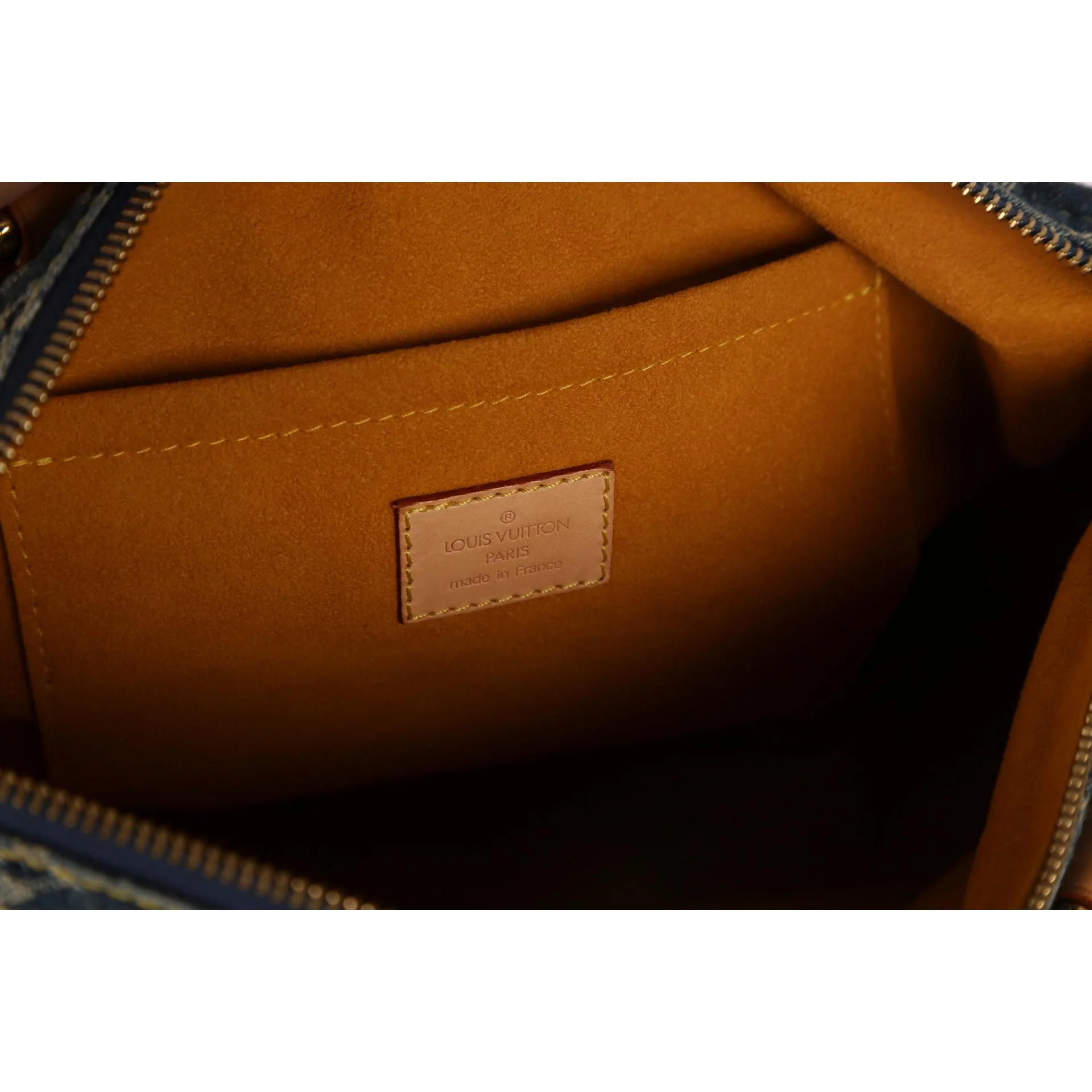 Louis Vuitton Denim Monogram Speedy Bag - Image 4