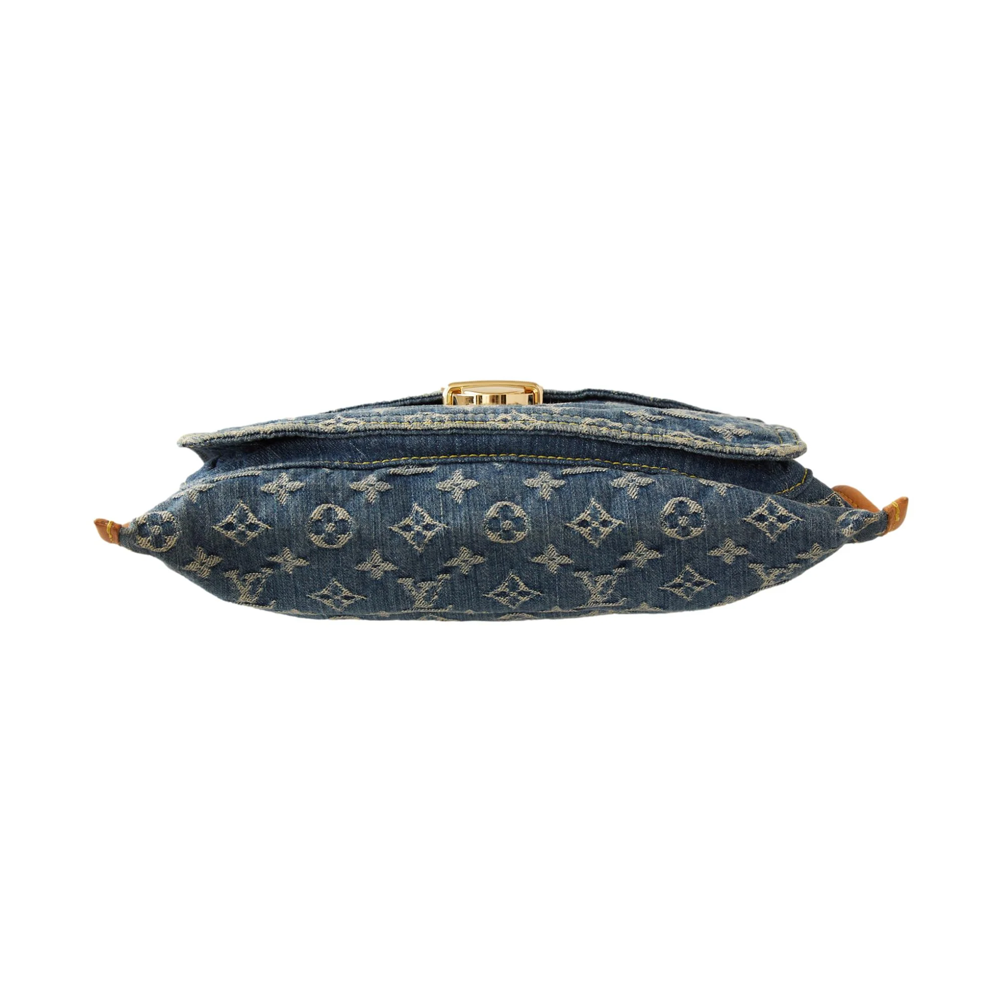 Louis Vuitton Denim Monogram Tote Bag - Image 3