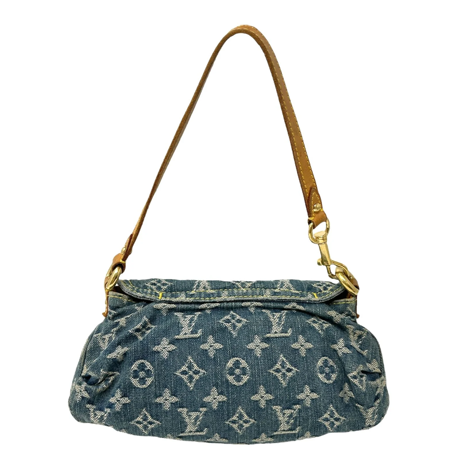 Louis Vuitton Denim Shoulder Bag - Image 2
