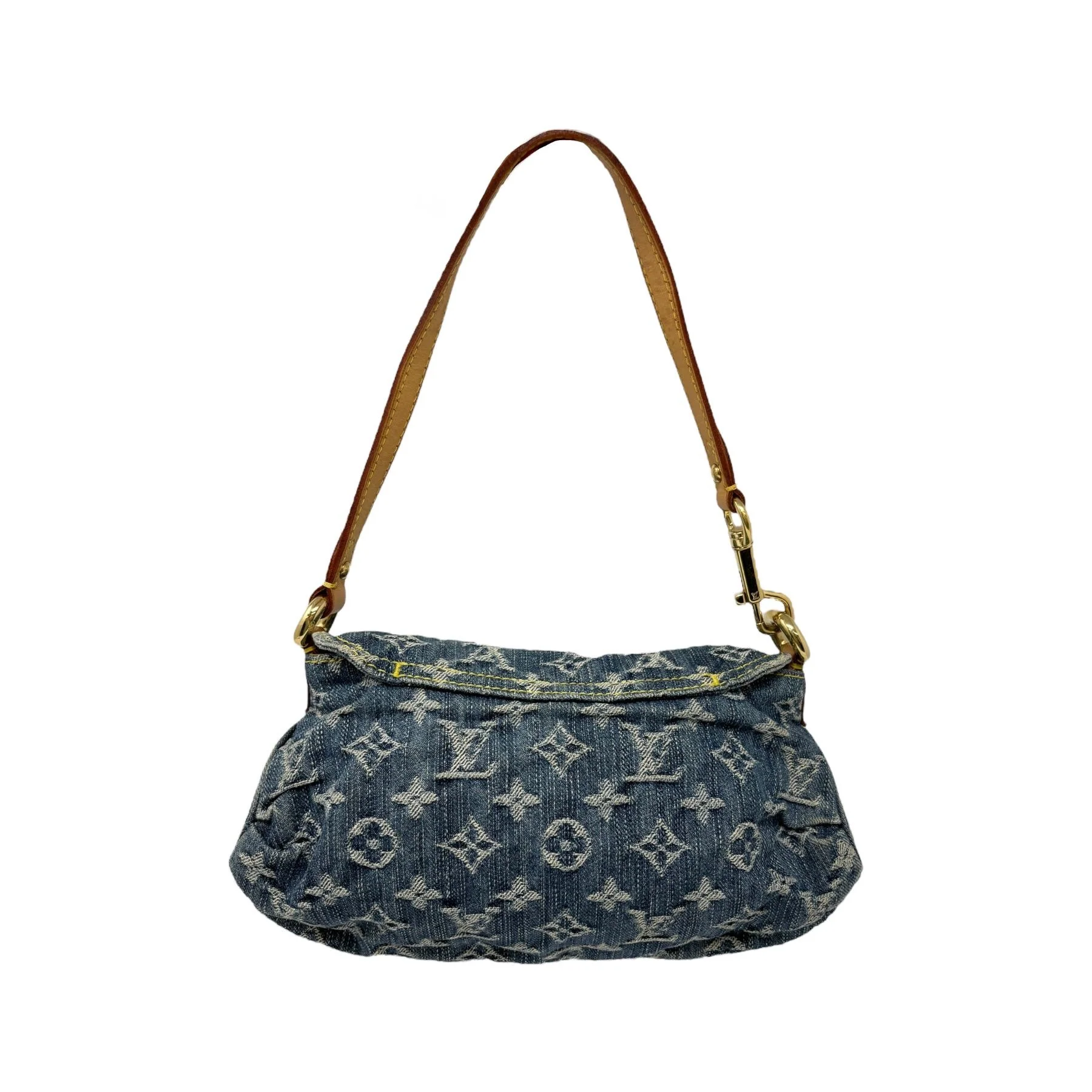 Louis Vuitton Denim Shoulder Bag - Image 2