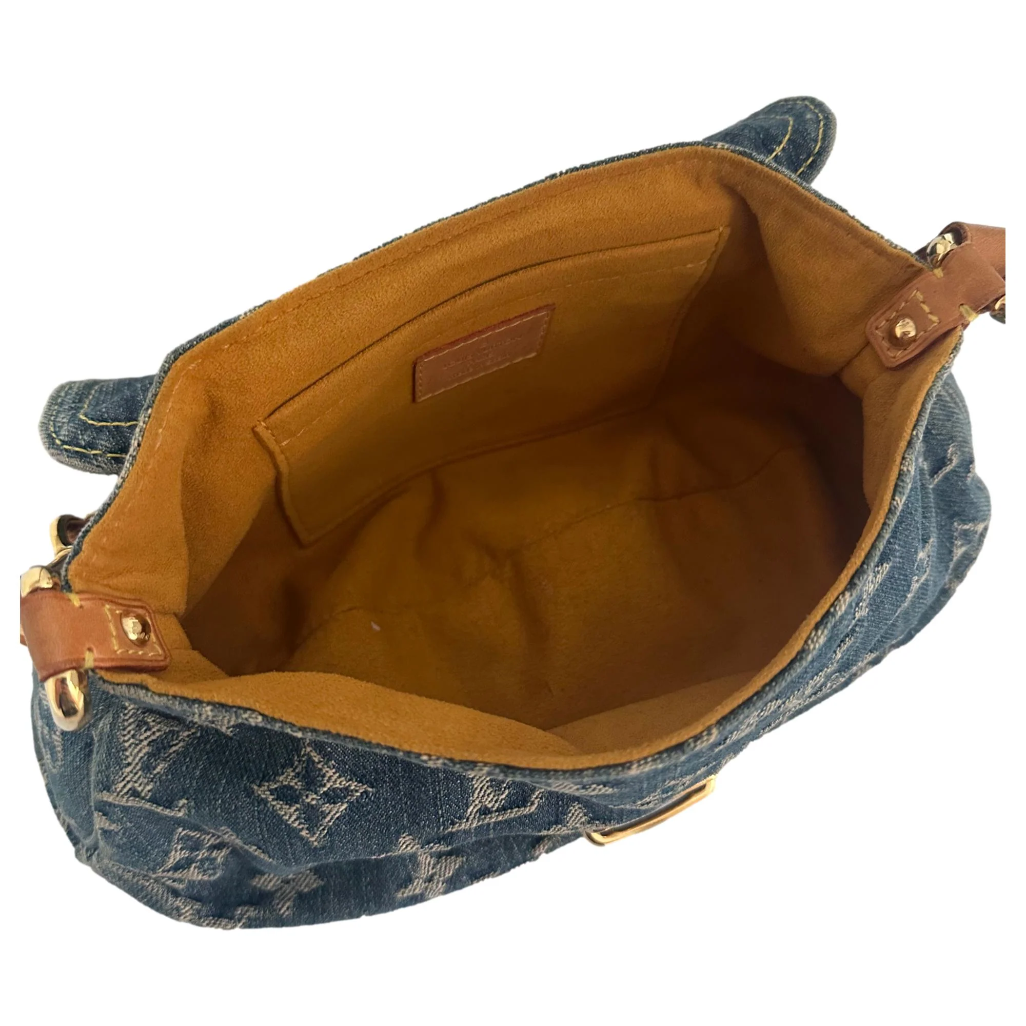 Louis Vuitton Denim Shoulder Bag - Image 4