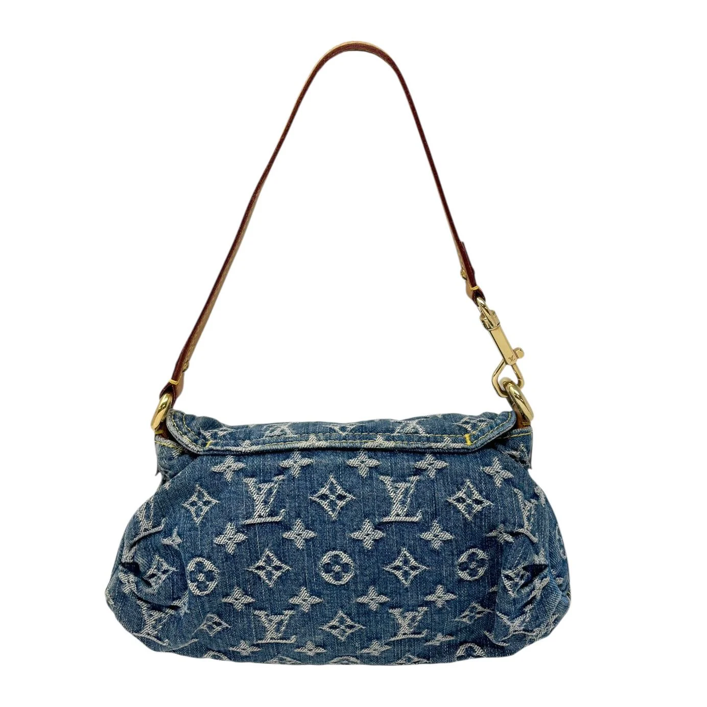 Louis Vuitton Denim Shoulder Bag - Image 2