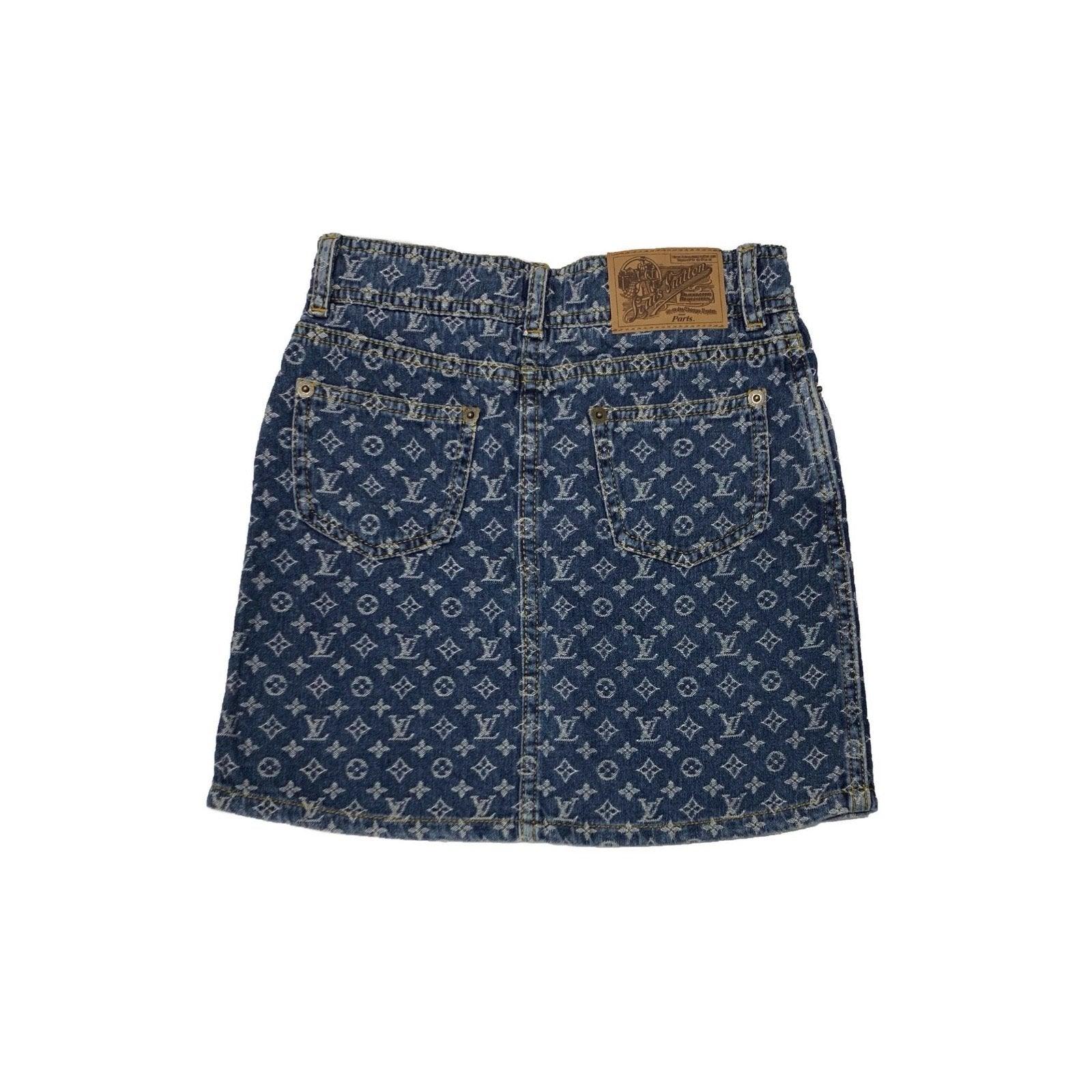 Louis Vuitton Denim Skirt