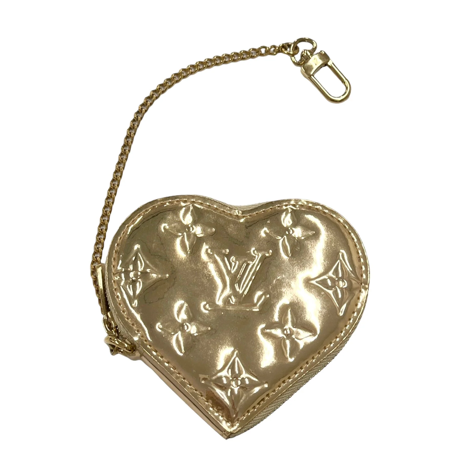Louis Vuitton Gold Heart Pouch
