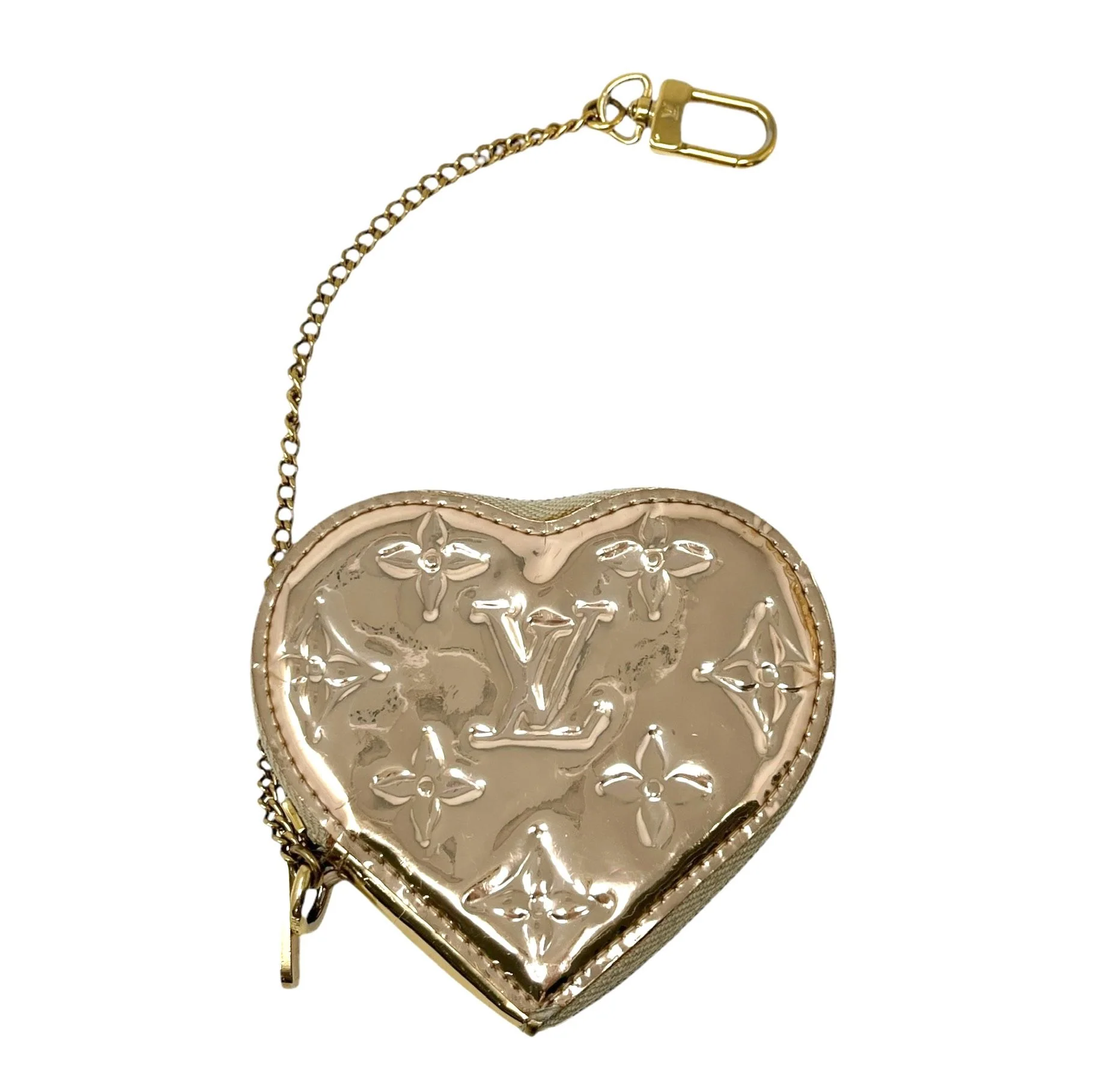 Louis Vuitton Gold Heart Pouch - Image 2