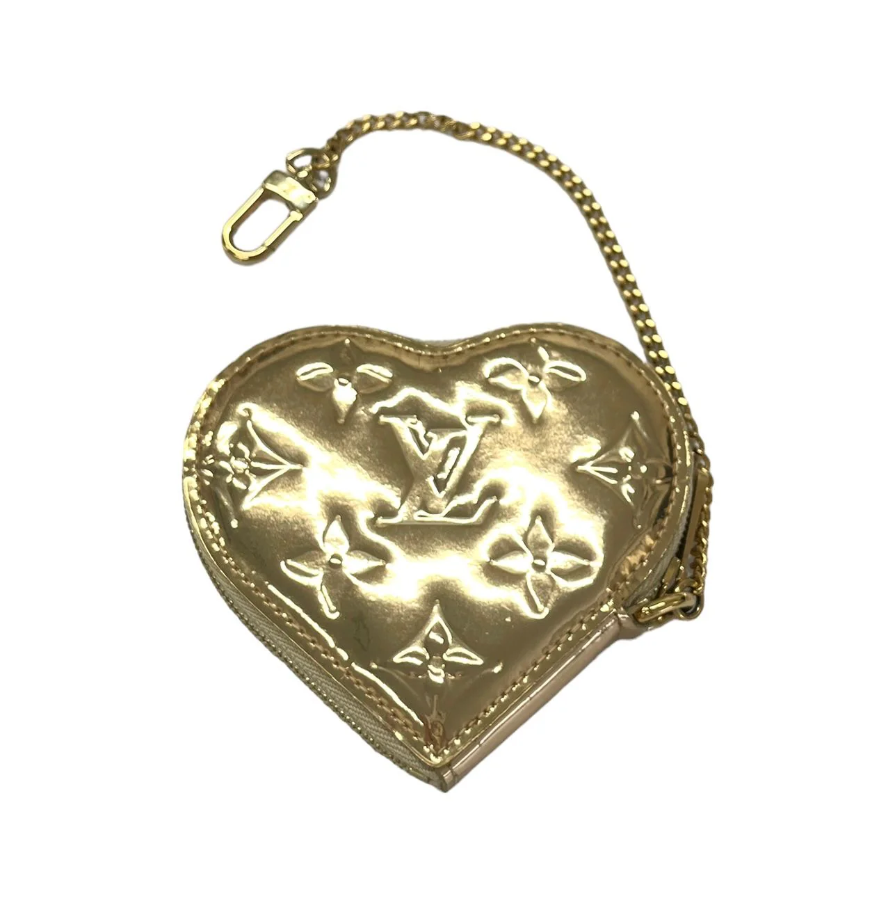 Louis Vuitton Gold Heart Pouch - Image 2