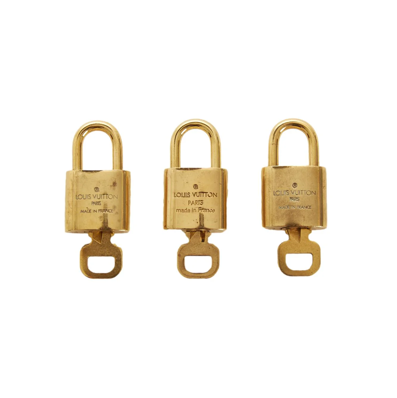 Louis Vuitton Gold Lock and Key - Image 2