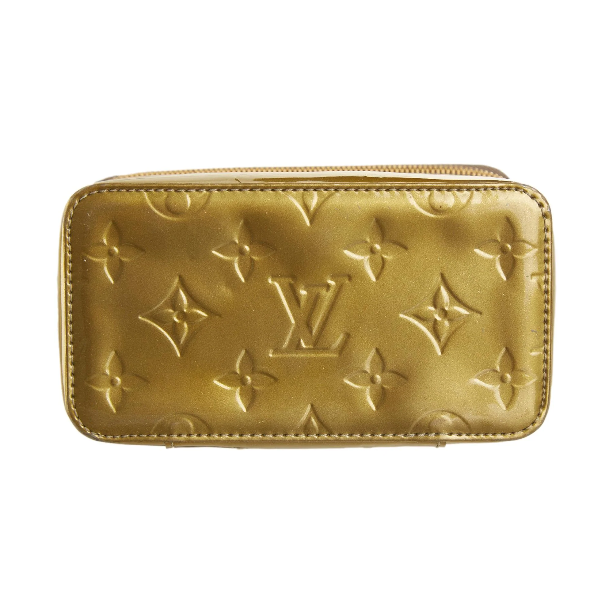Louis Vuitton Green Mini Vanity Bag - Image 3