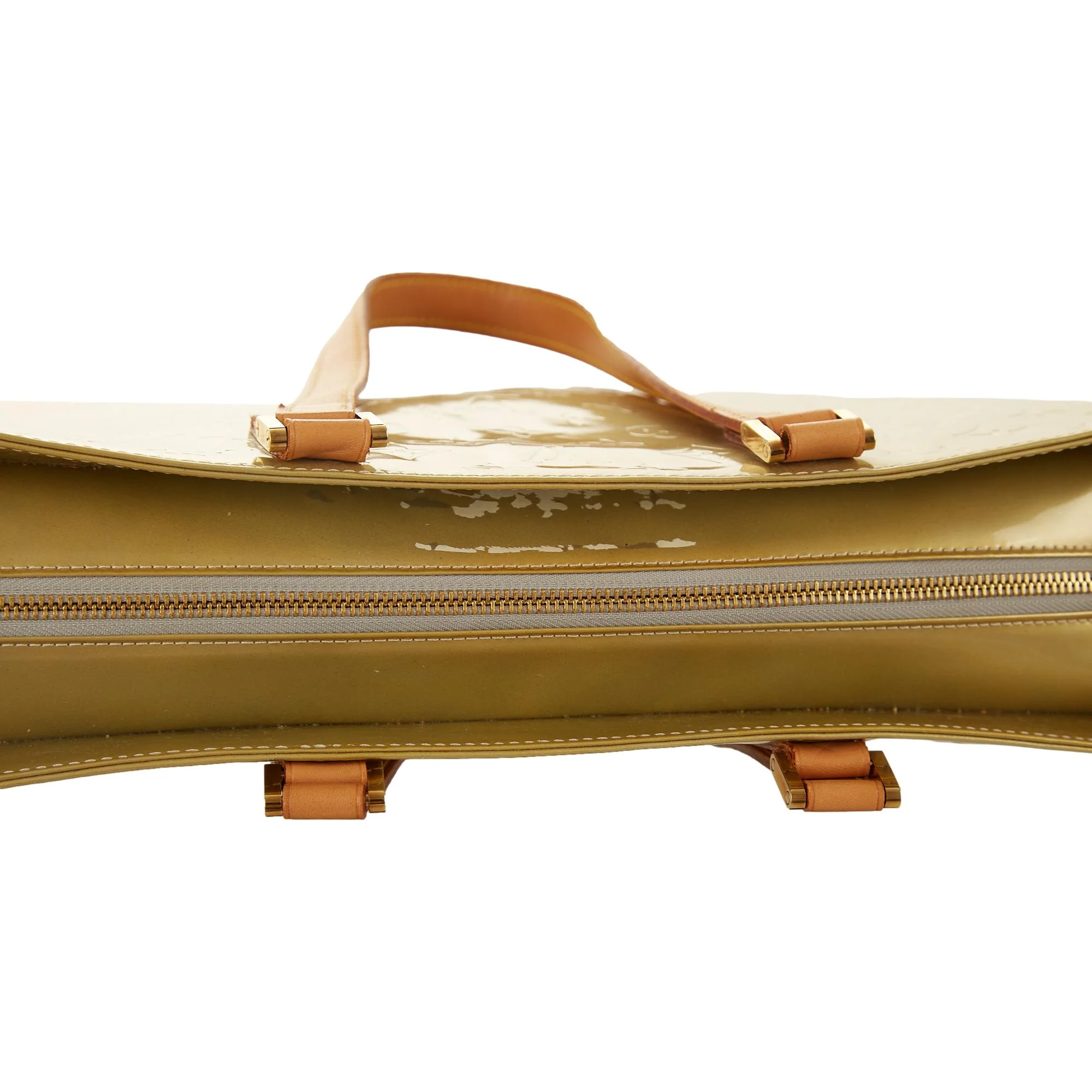 Louis Vuitton Green Monogram Vernis Shoulder Bag - Image 5
