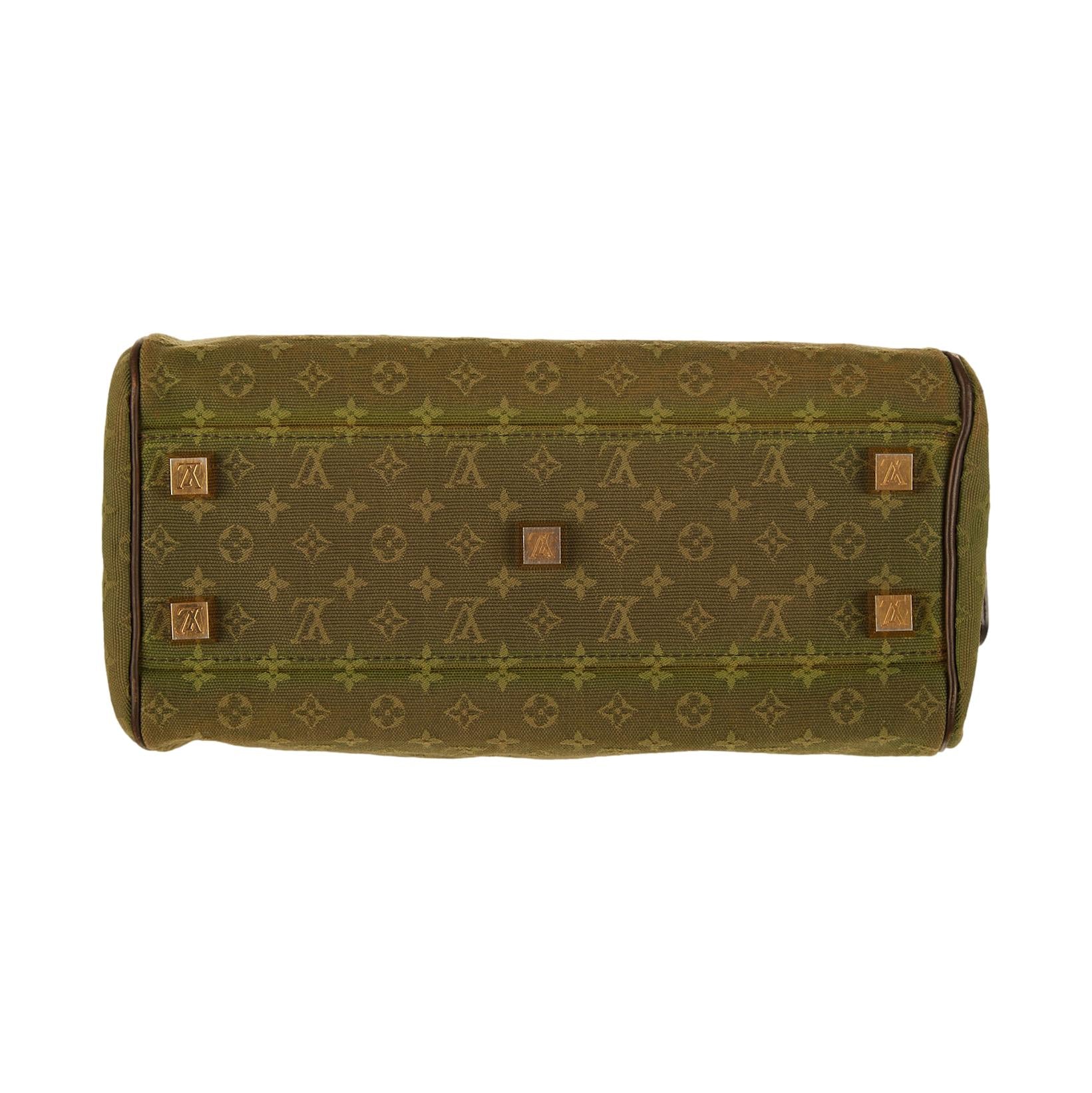 Louis Vuitton Green Monogram Top Handle Bag - Image 3
