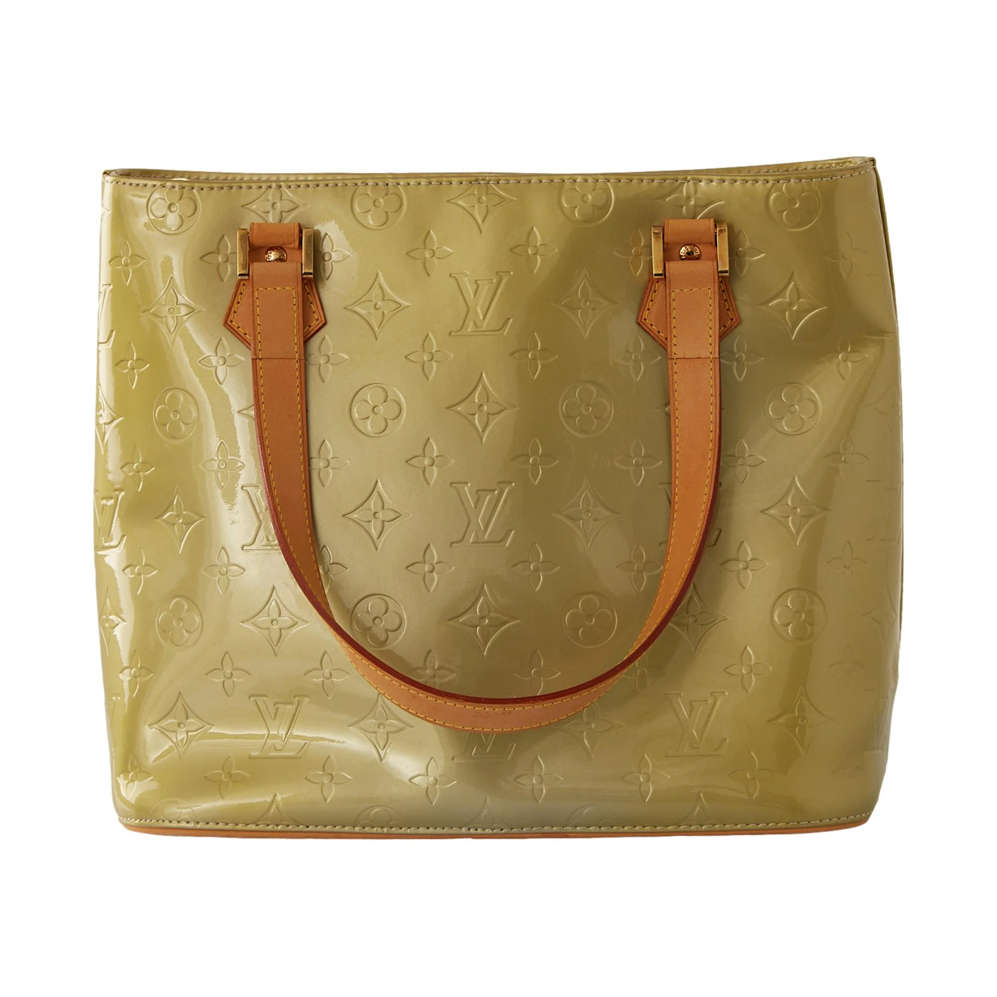 Louis Vuitton Green Monogram Vernis Shoulder Tote - Image 2