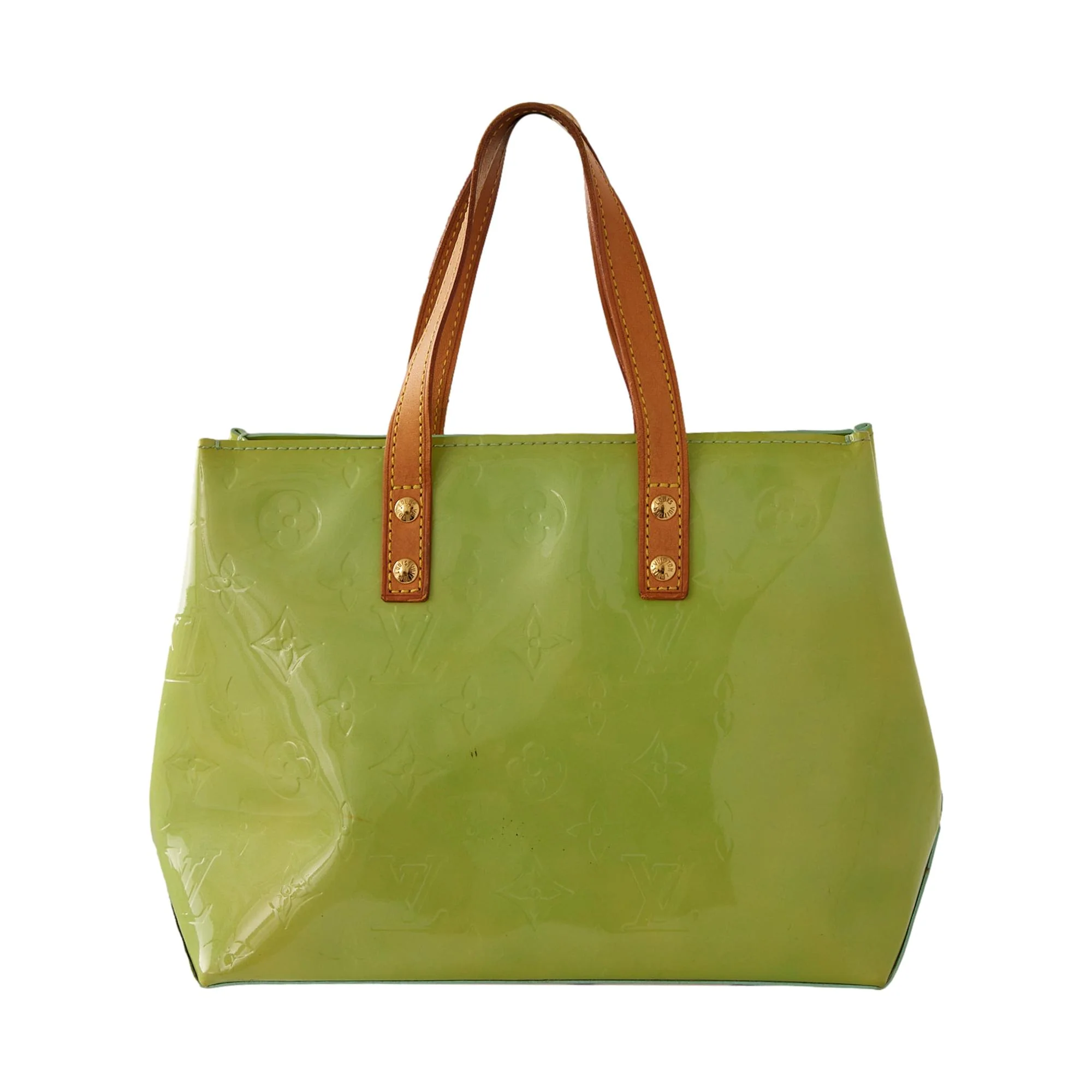 Louis Vuitton Green Monogram Vernis Top Handle Bag - Image 2