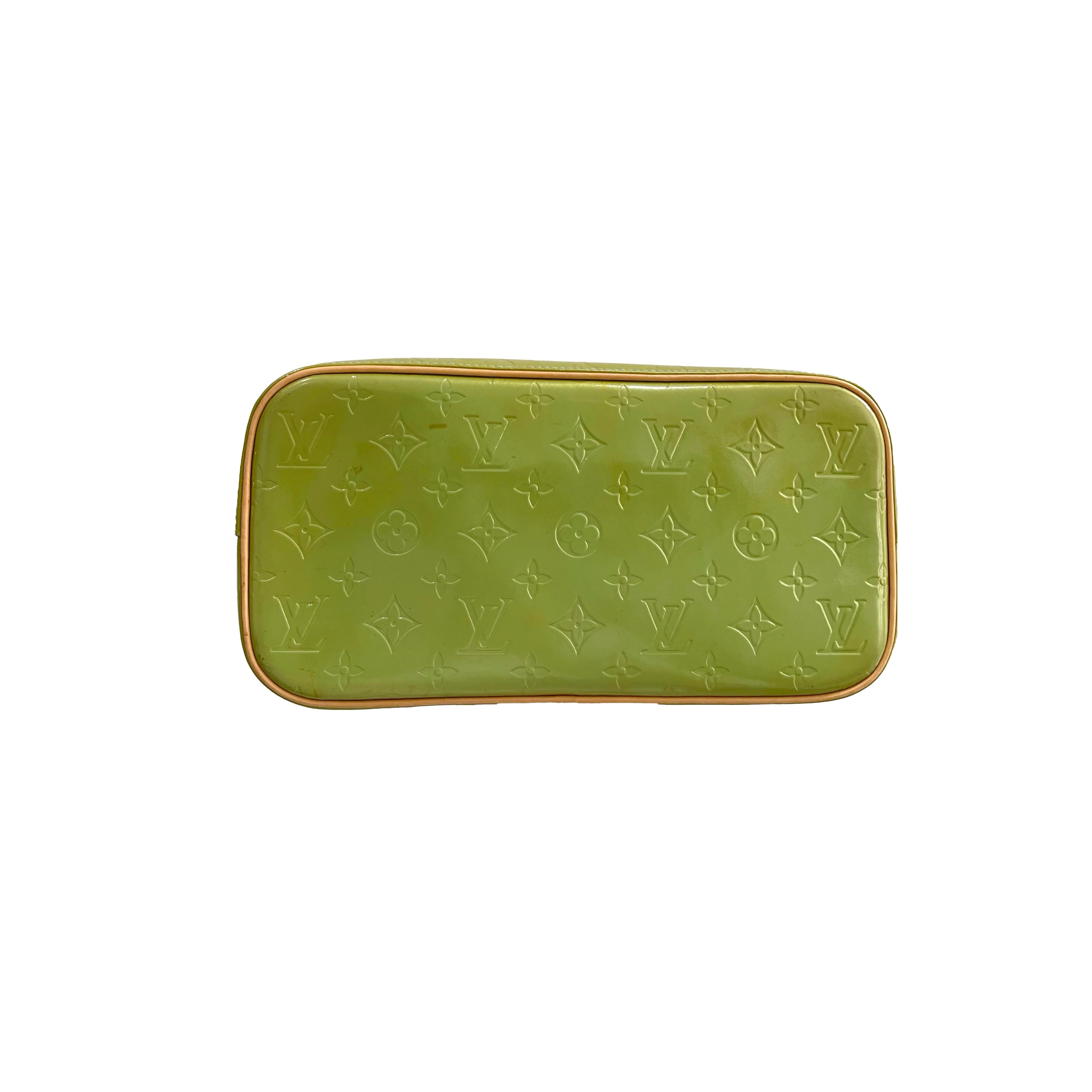 Louis Vuitton Green Vernis Shoulder Bag - Image 4