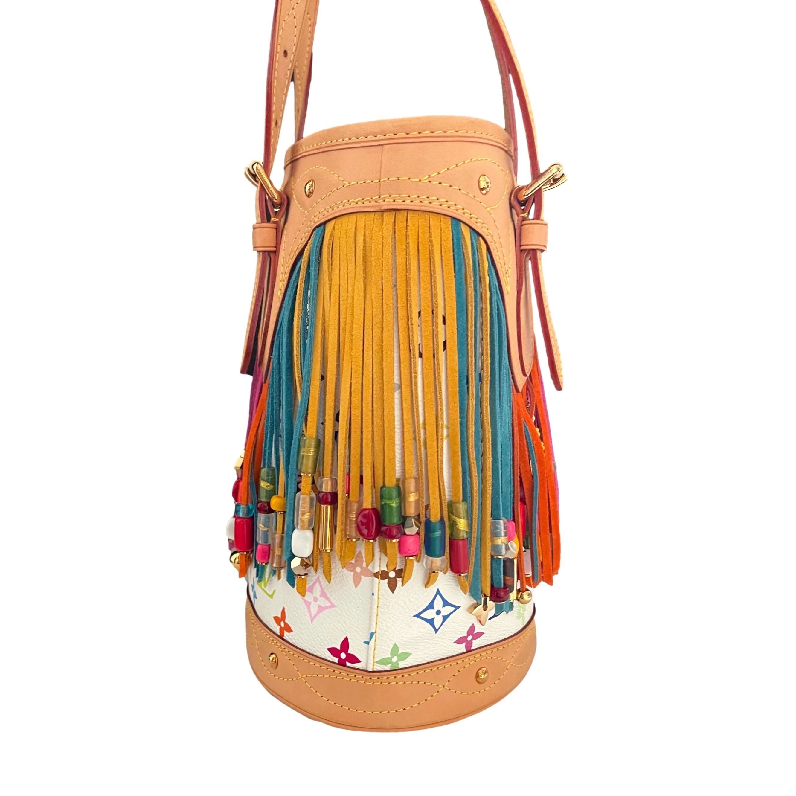 Louis Vuitton Multicolor Fringe Shoulder Bag - Image 2