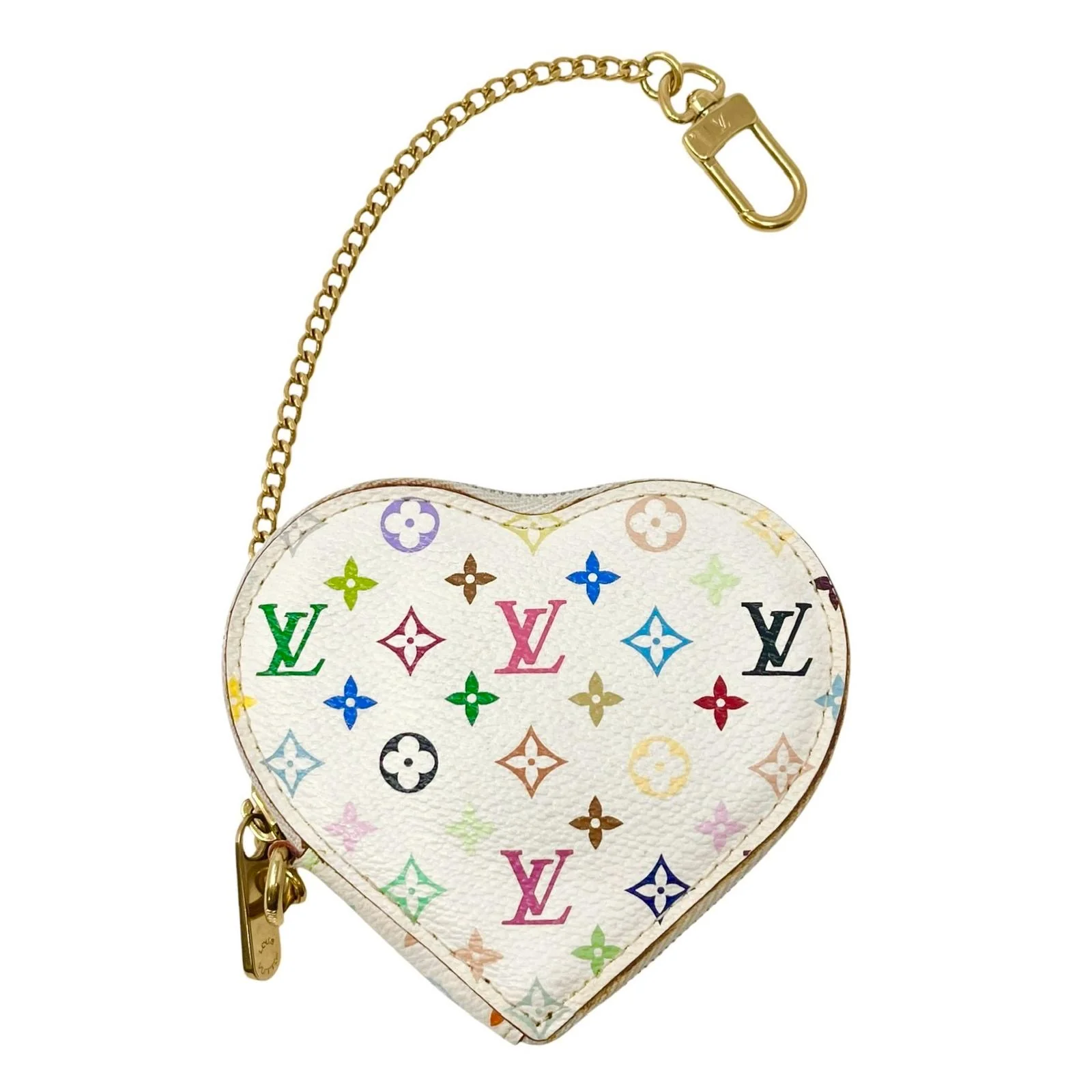 Louis Vuitton Multicolor Heart Pouch