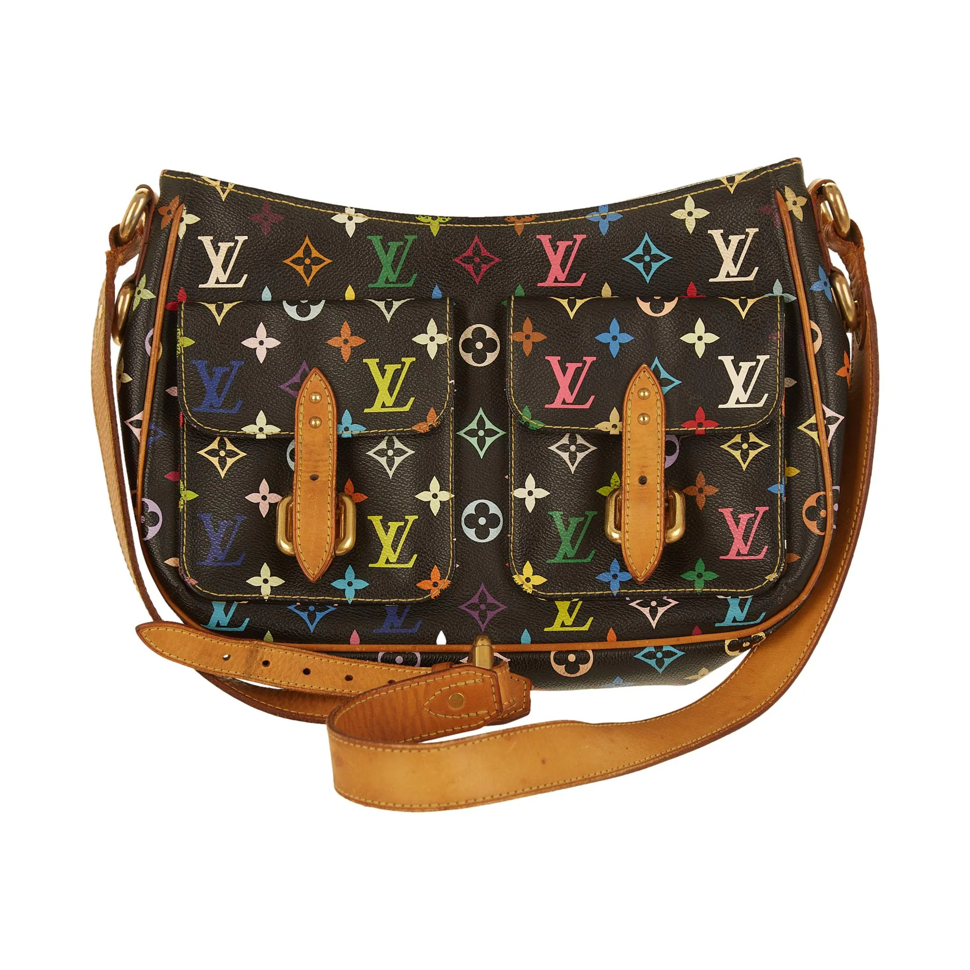 Louis Vuitton Multicolor Lodge Shoulder Bag - Image 3