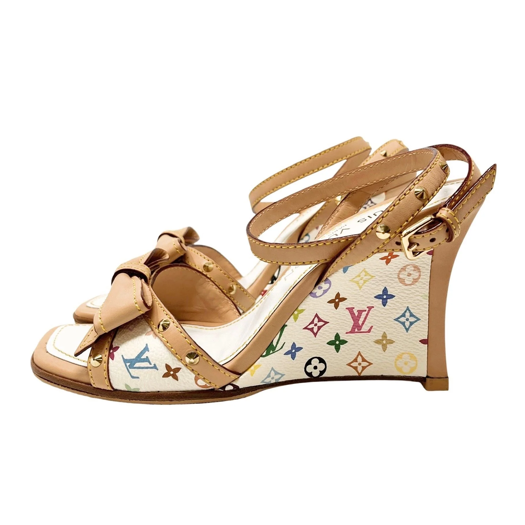 Louis Vuitton Murakami Strap Up Sandals