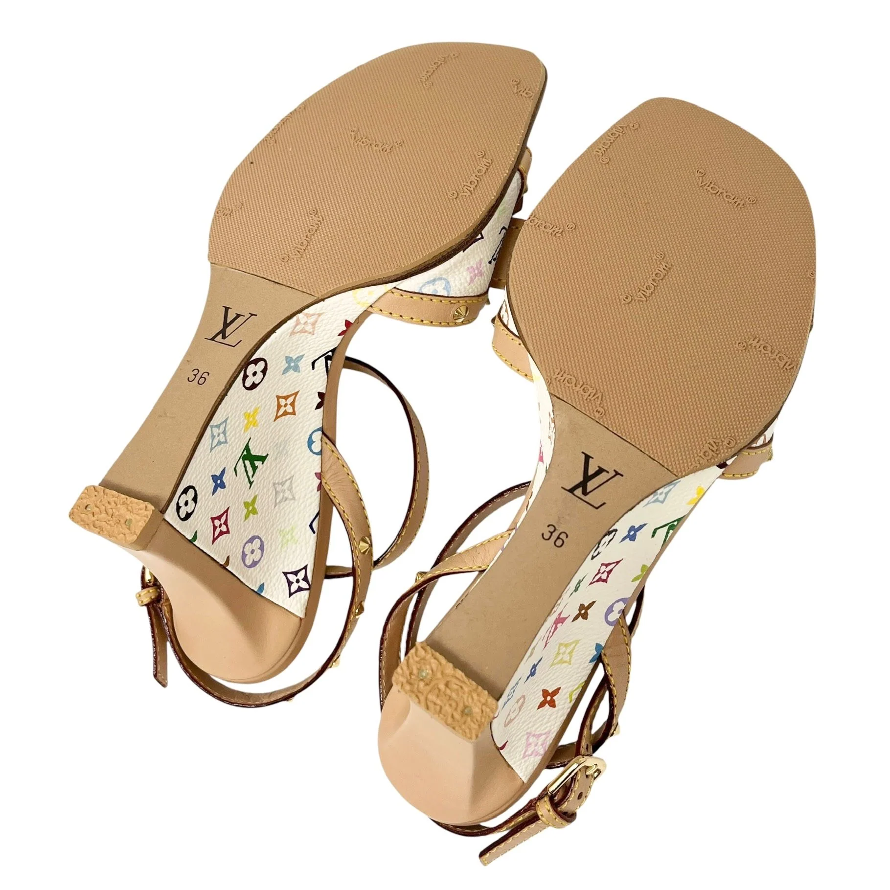 Louis Vuitton Murakami Strap Up Sandals - Image 4