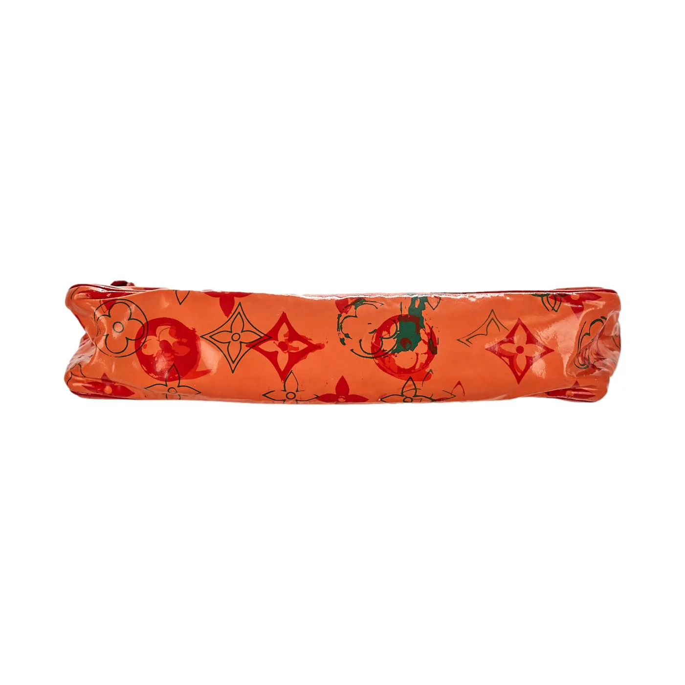 Louis Vuitton Orange Graffiti Logo Shoulder Bag - Image 3