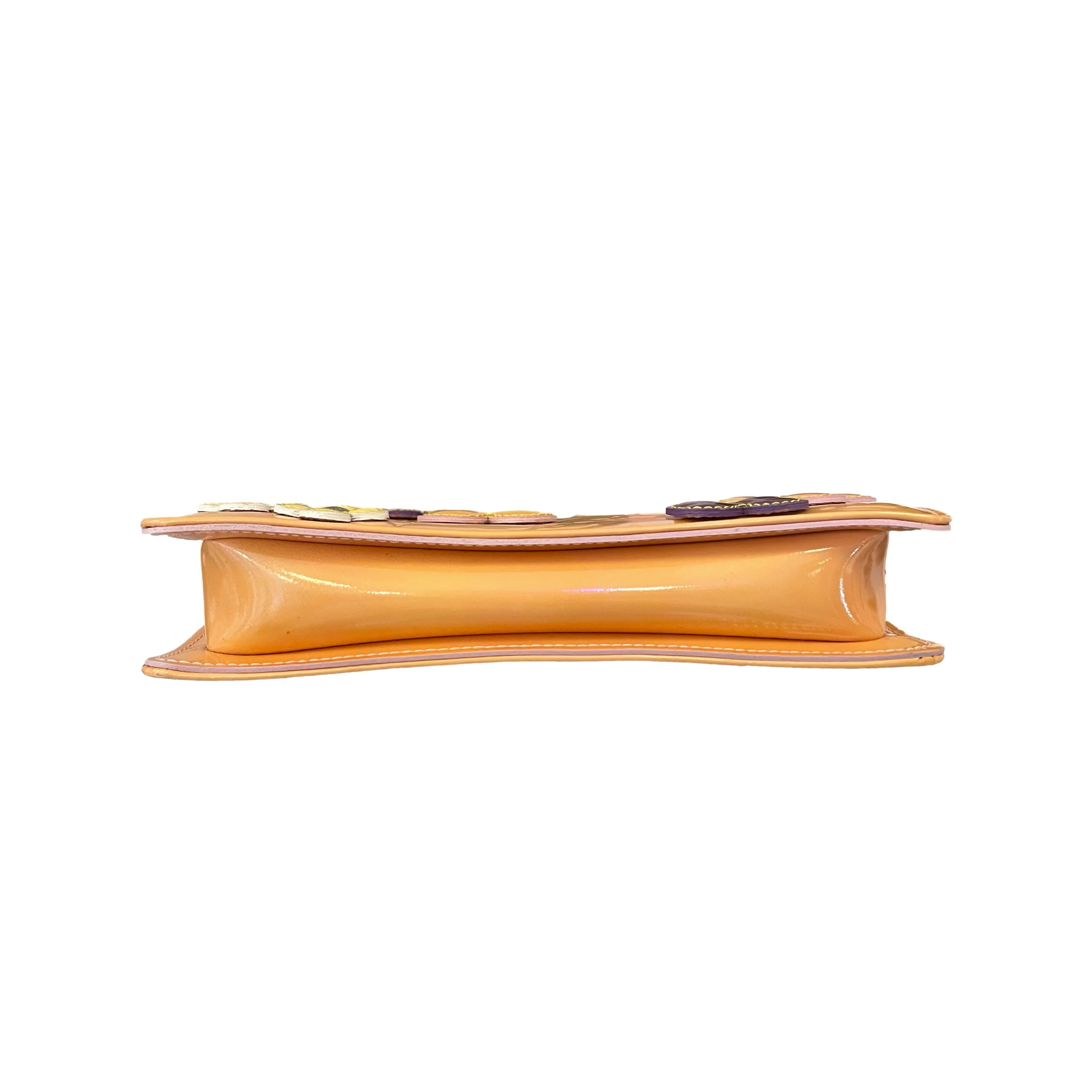 Louis Vuitton Peach Floral Shoulder Bag - Image 2