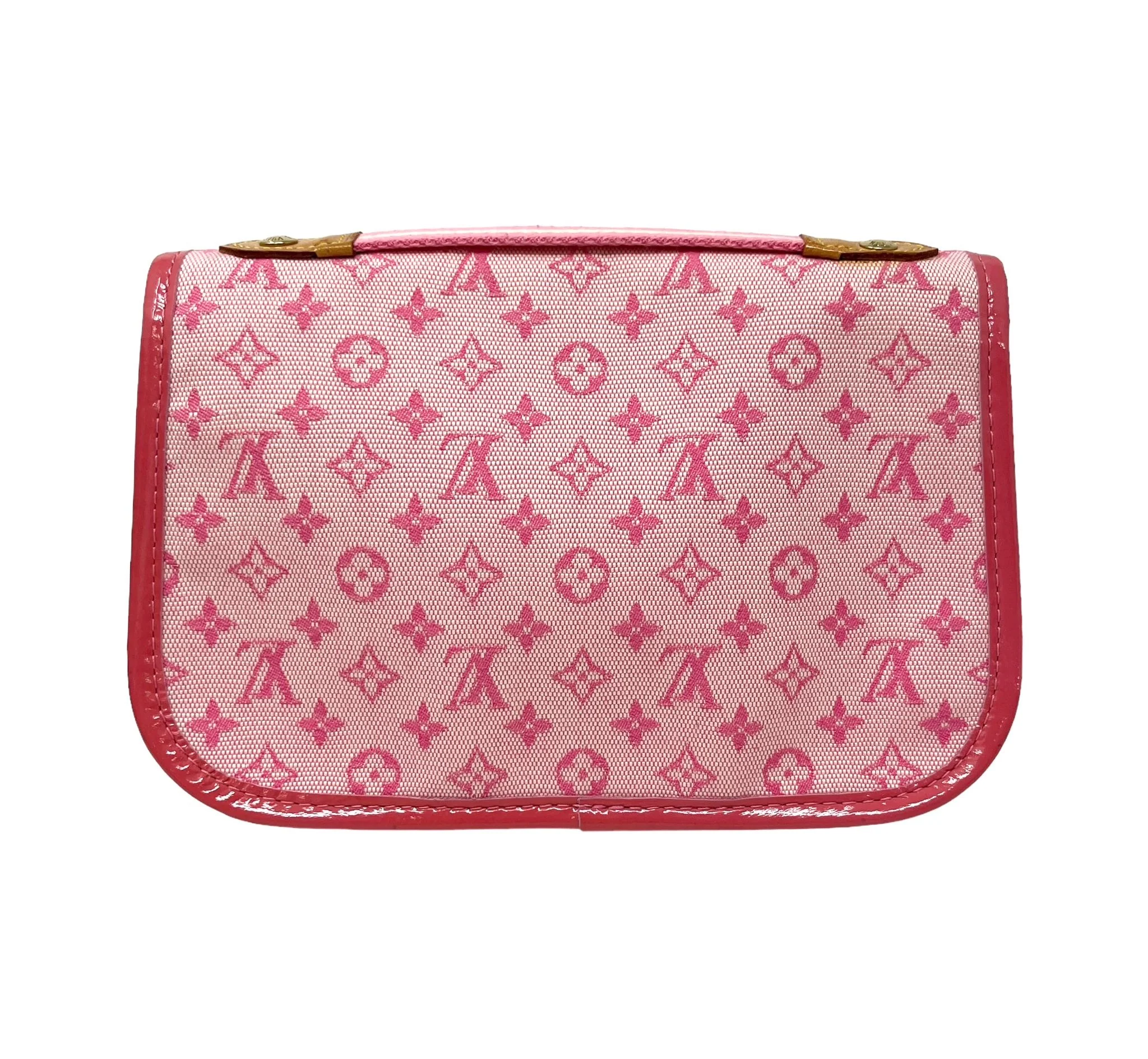 Louis Vuitton Pink Canvas Mini Top Handle - Image 3