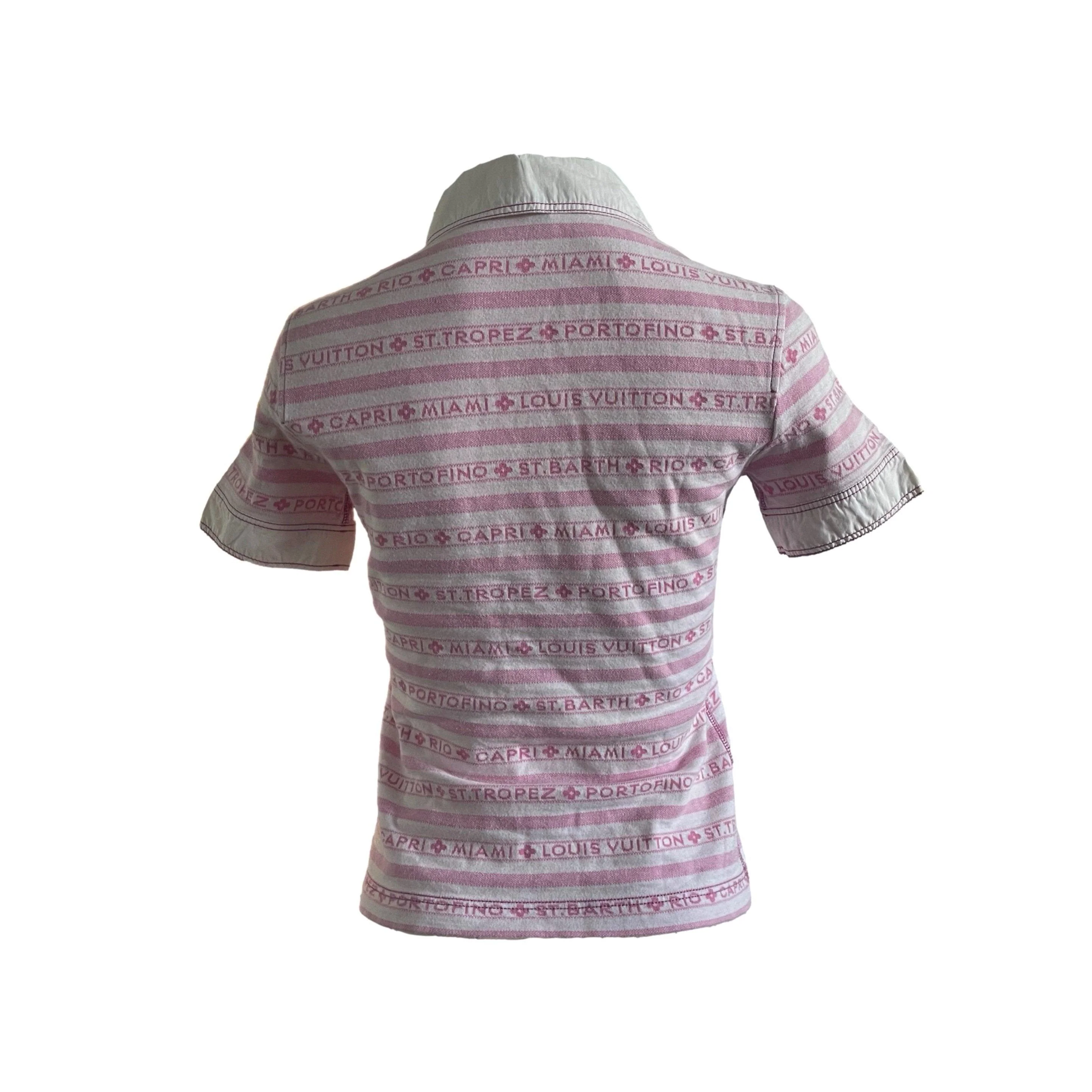 Louis Vuitton Pink Logo Polo - Image 2