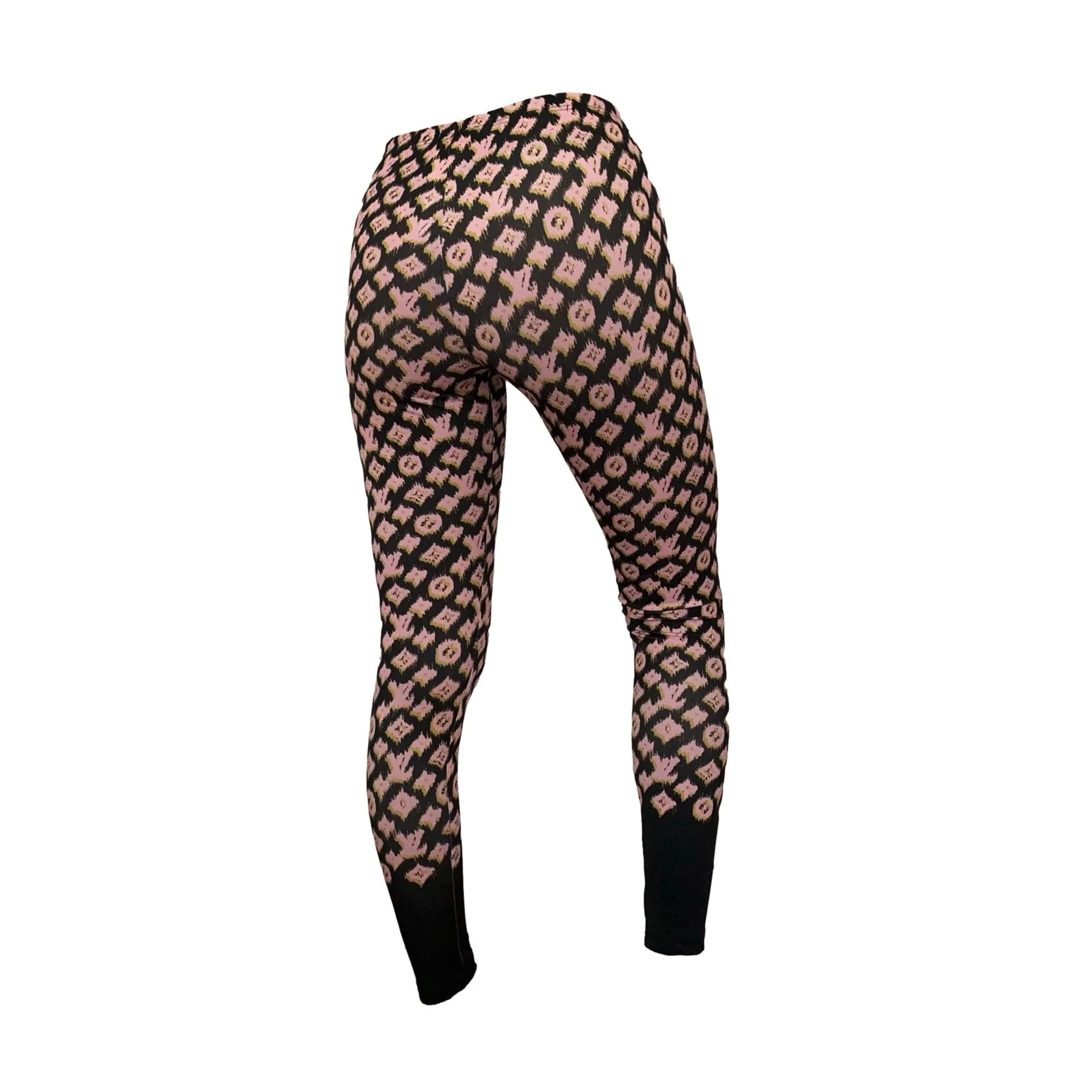 Louis Vuitton Pink Monogram Leggings - Image 2