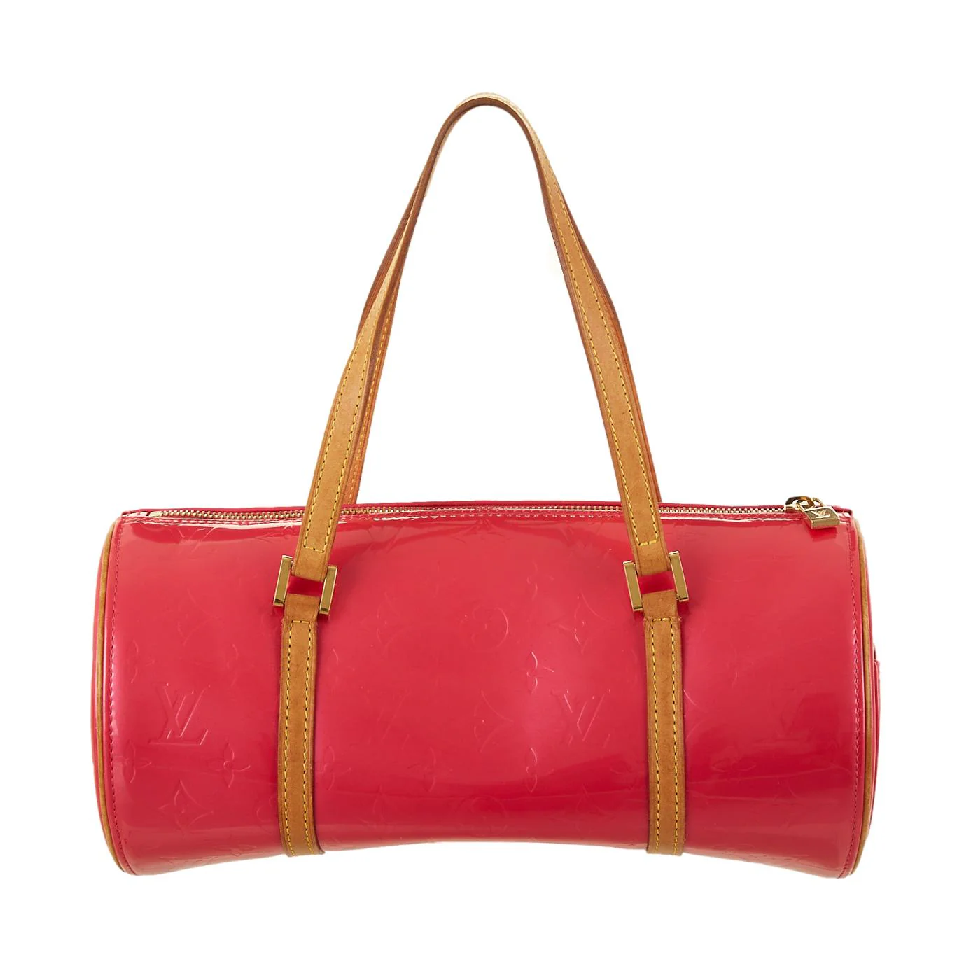 Louis Vuitton Pink Monogram Vernis Cylinder Bag - Image 2