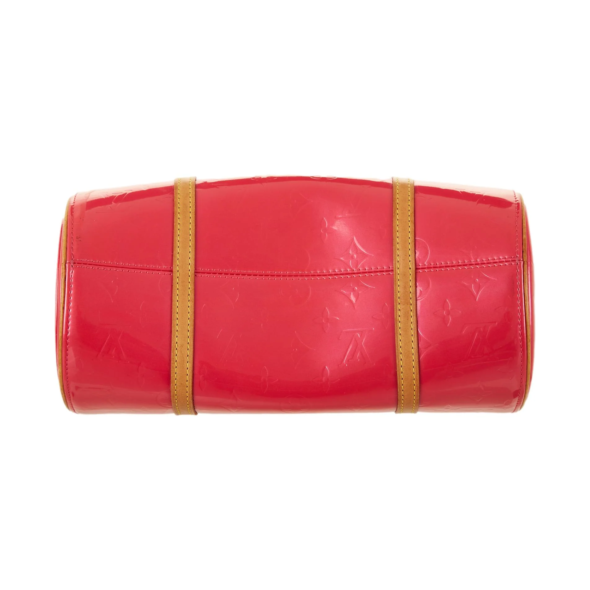 Louis Vuitton Pink Monogram Vernis Cylinder Bag - Image 3