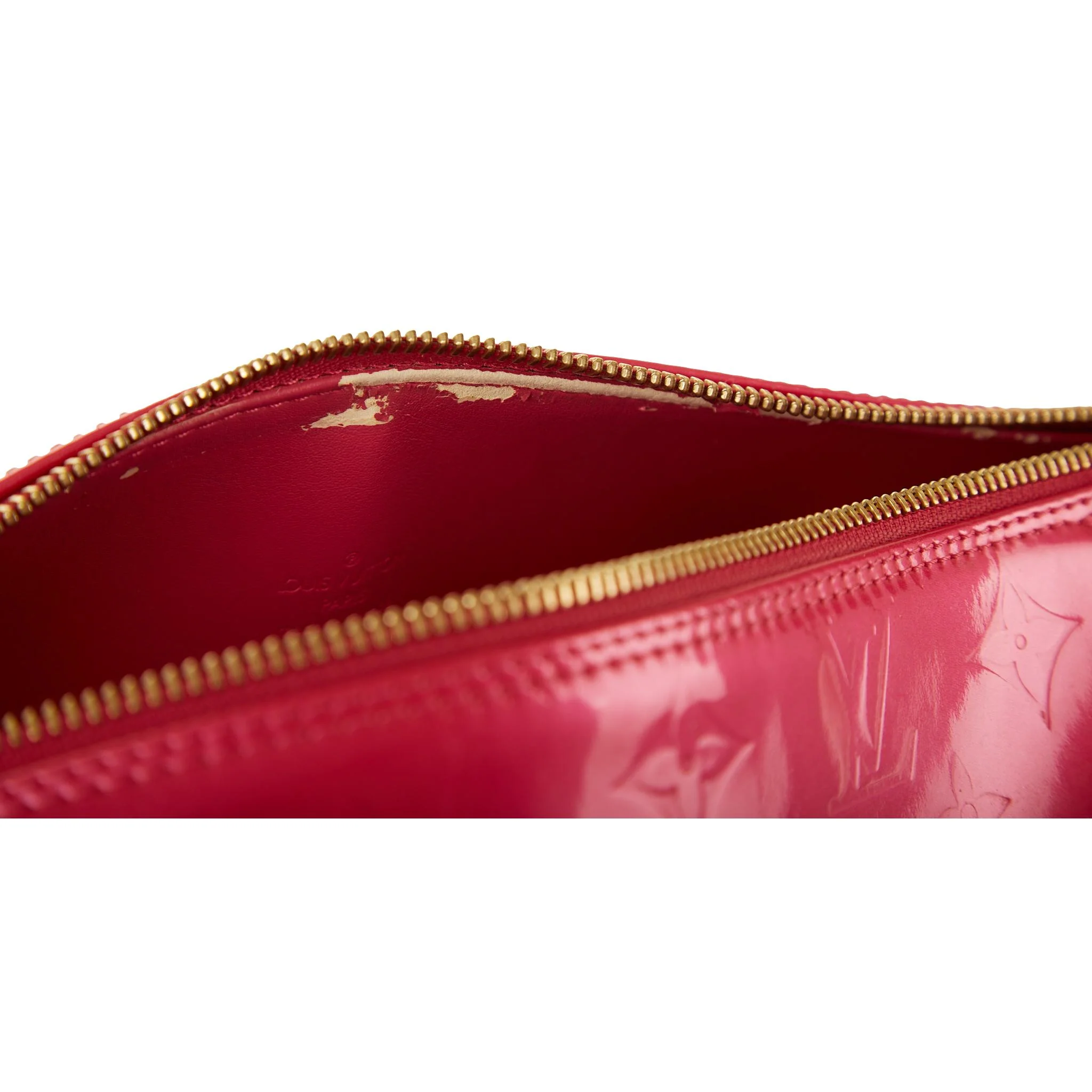 Louis Vuitton Pink Monogram Vernis Cylinder Bag - Image 5