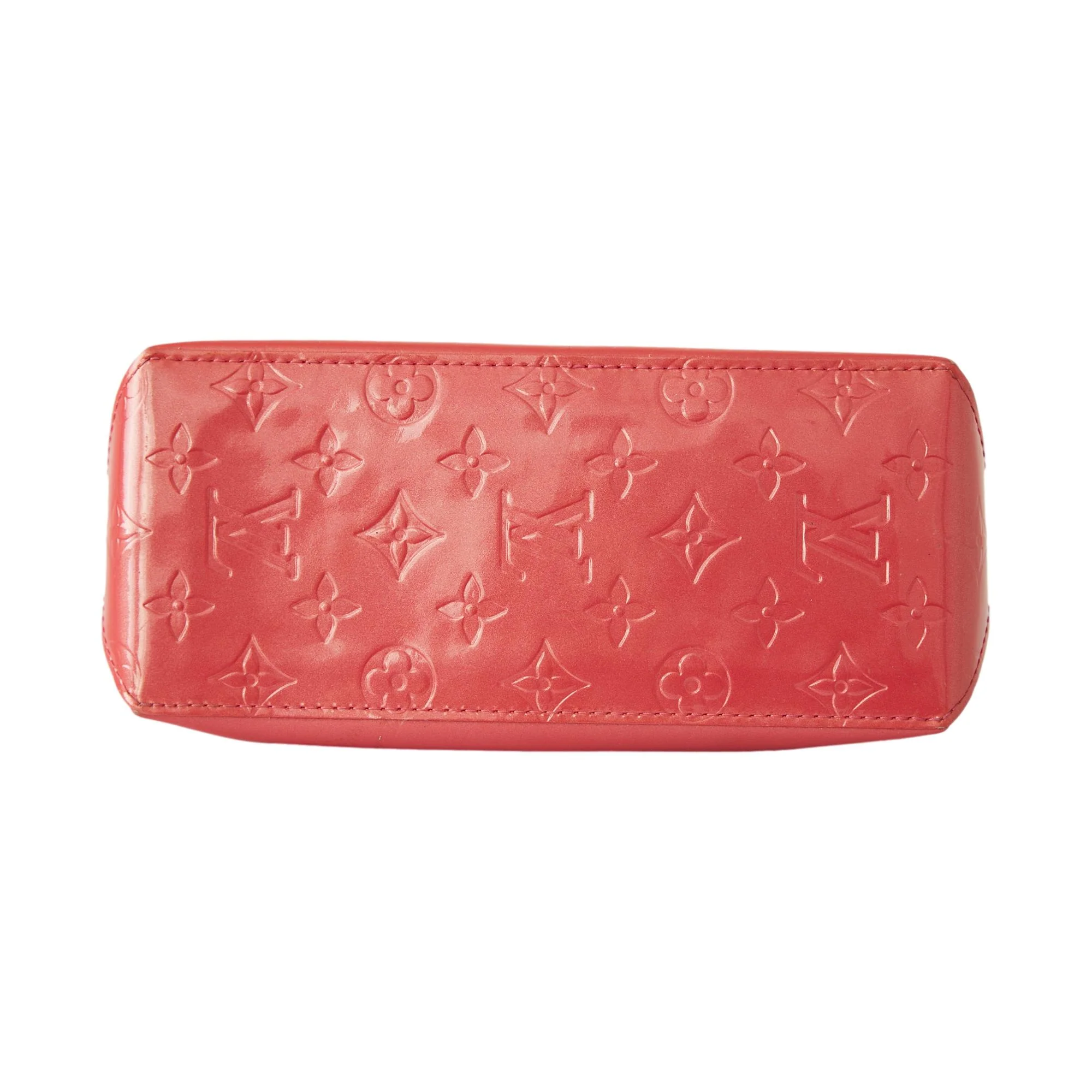 Louis Vuitton Pink Monogram Vernis Top Handle Bag - Image 3