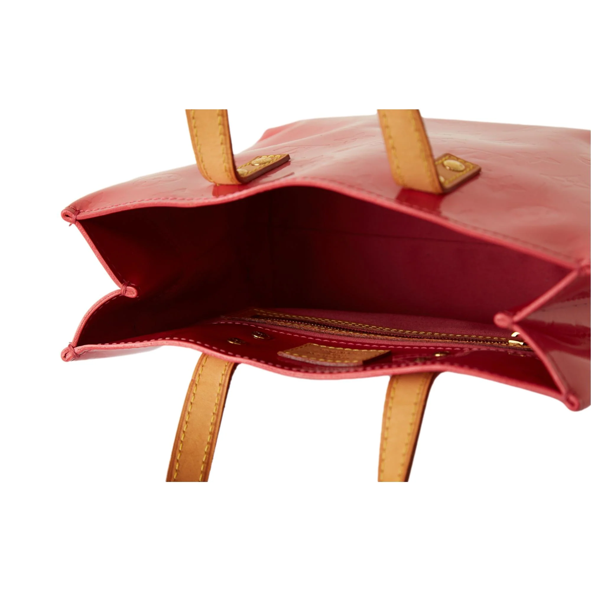 Louis Vuitton Pink Monogram Vernis Top Handle Bag - Image 4