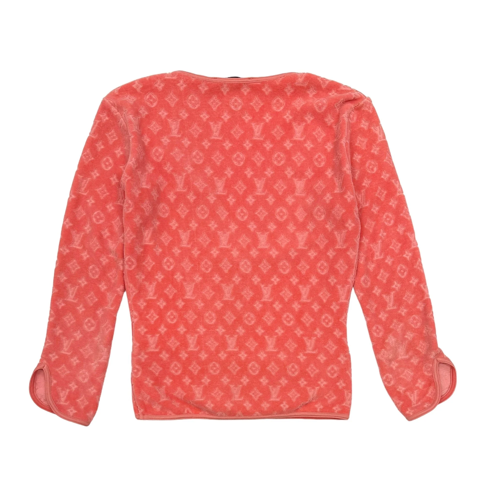 Louis Vuitton Pink Velour Logo Jacket - Image 2