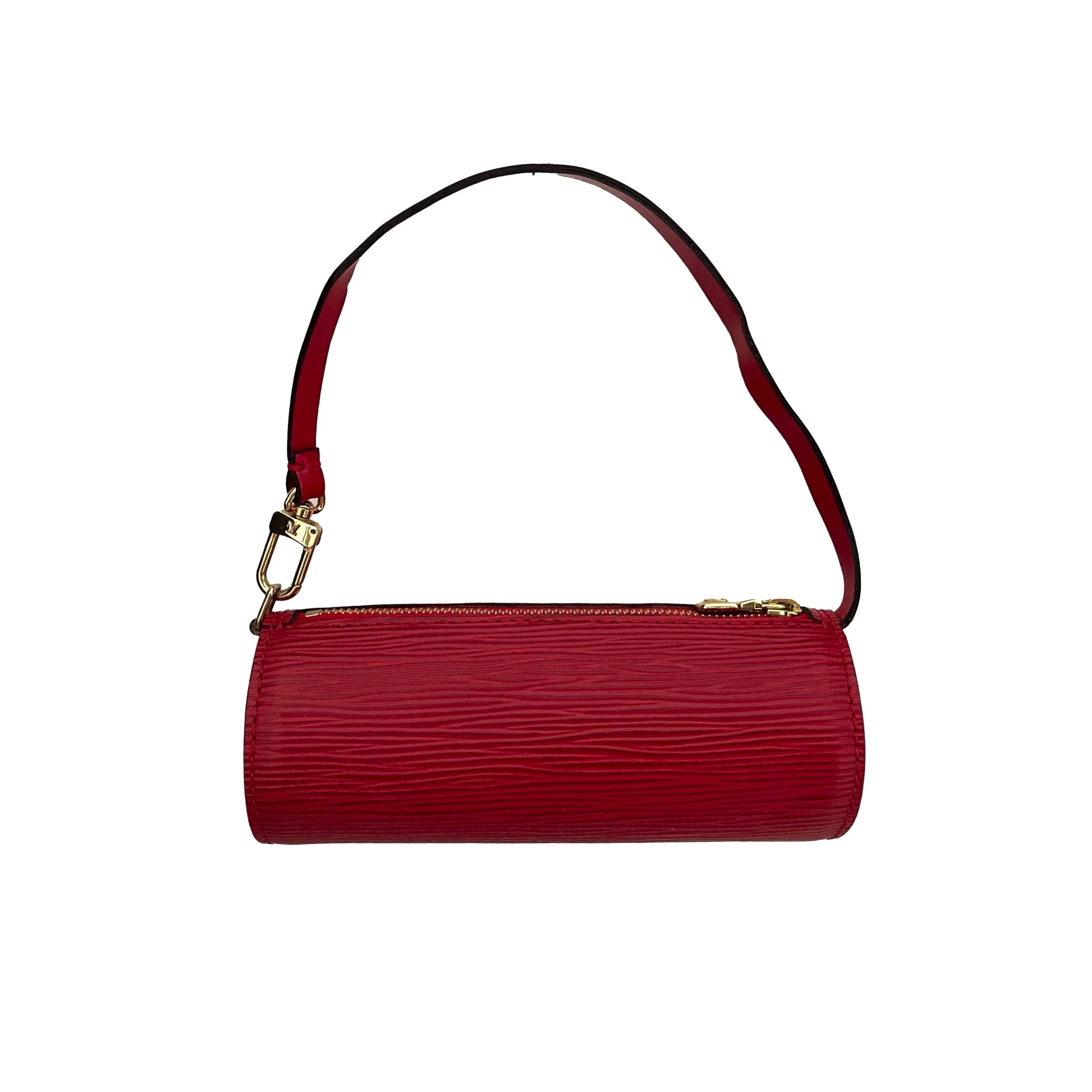Louis Vuitton Red Epi Micro Cylinder Bag - Image 2