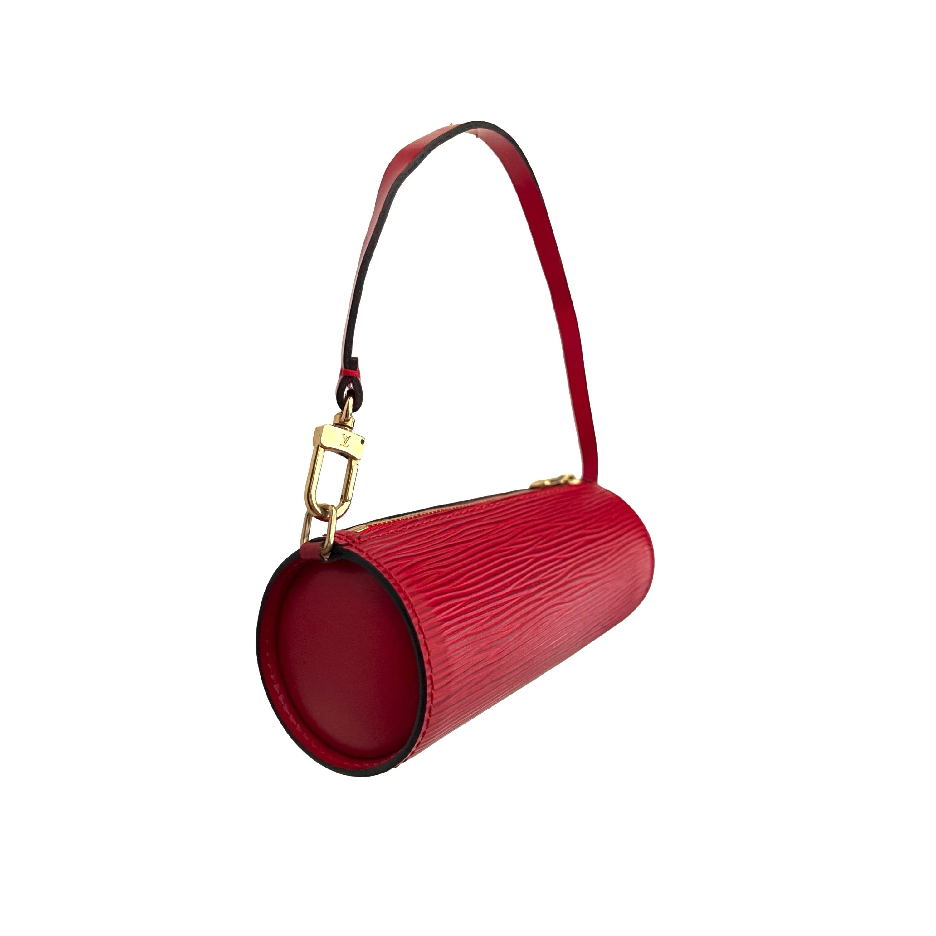 Louis Vuitton Red Epi Micro Cylinder Bag - Image 5