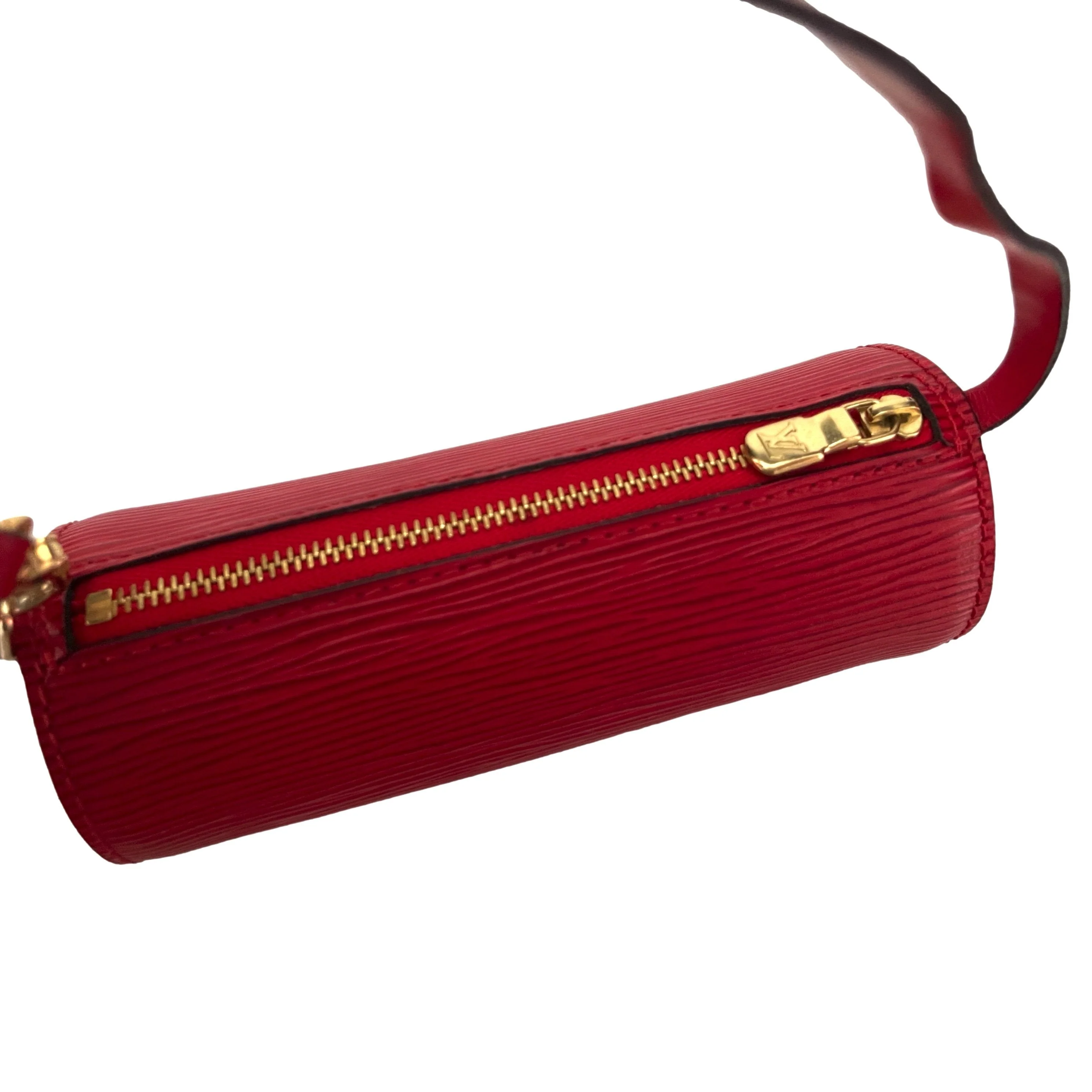 Louis Vuitton Red Epi Micro Cylinder Bag - Image 7